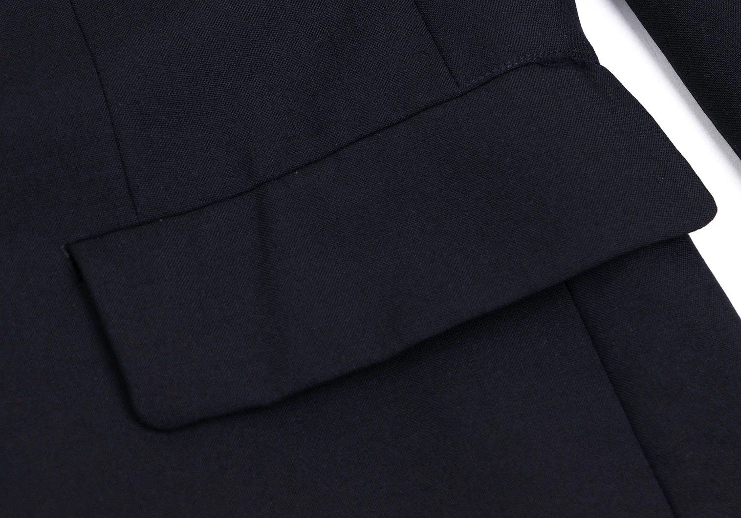 Yohji Yamamoto Yohji Yamamoto DURBAN Wool Tailored Jacket Navy M Size US M / EU 48-50 / 2 - 13 Thumbnail