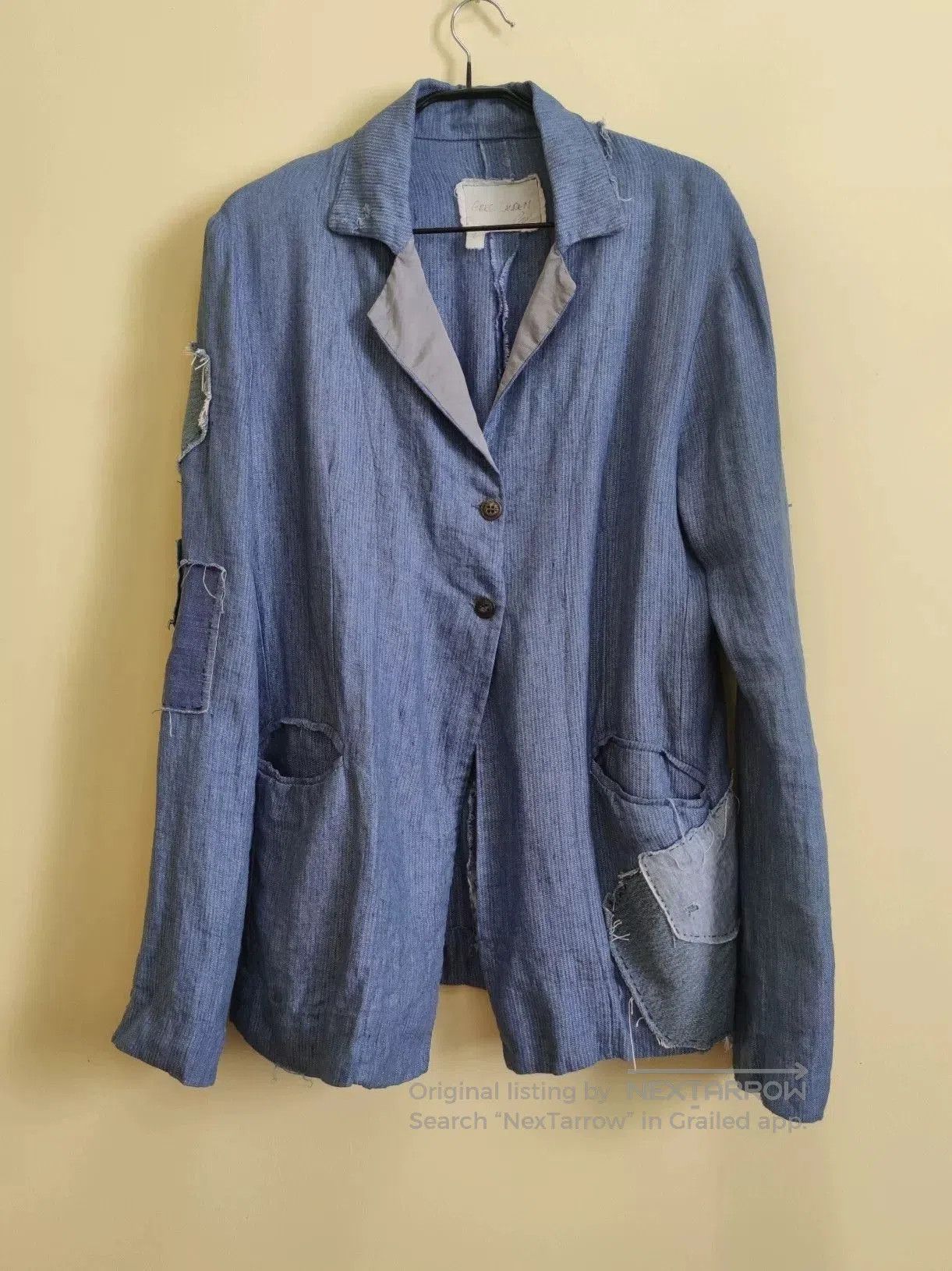 Greg Lauren Greg Lauren Craftsmanship Denim Blazer. Size US M / EU 48-50 / 2 - 1 Thumbnail