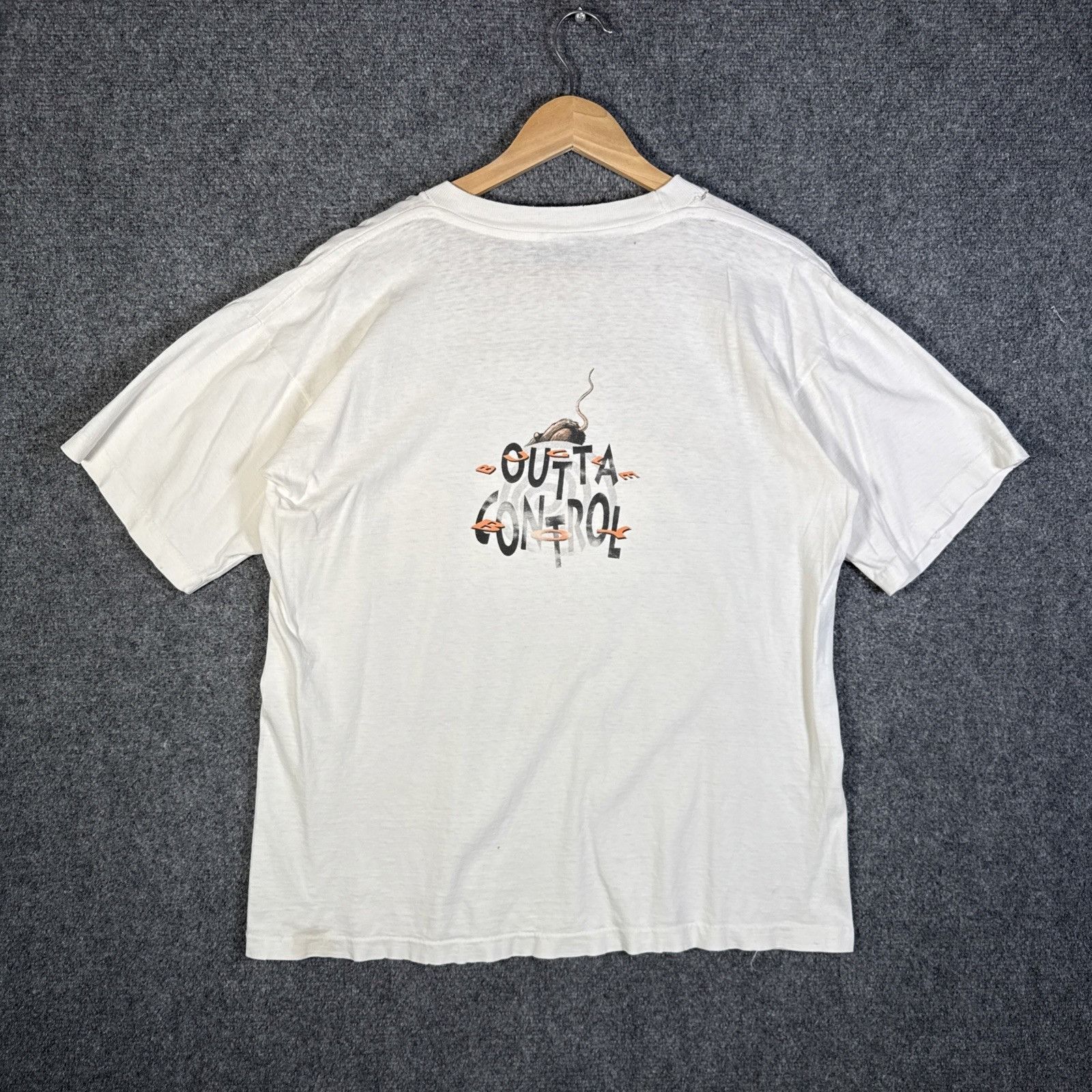 Vintage Vintage Bugle Boy Shirt Mens Large White 90s Skate Rare Surf Size US L / EU 52-54 / 3 - 7 Thumbnail