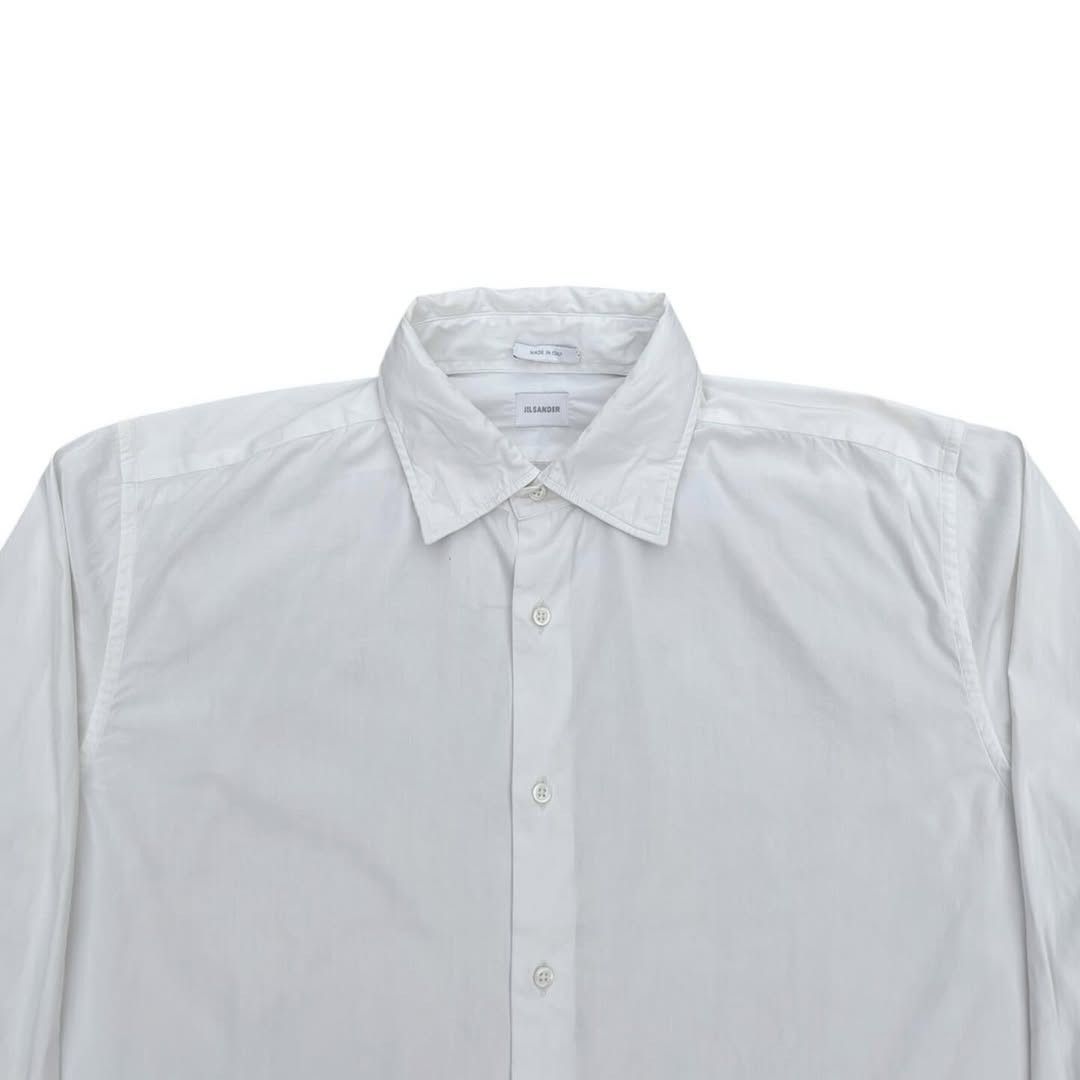 Designer × Jil Sander Vintage Jil Sanders White Shirt Size US L / EU 52-54 / 3 - 2 Thumbnail