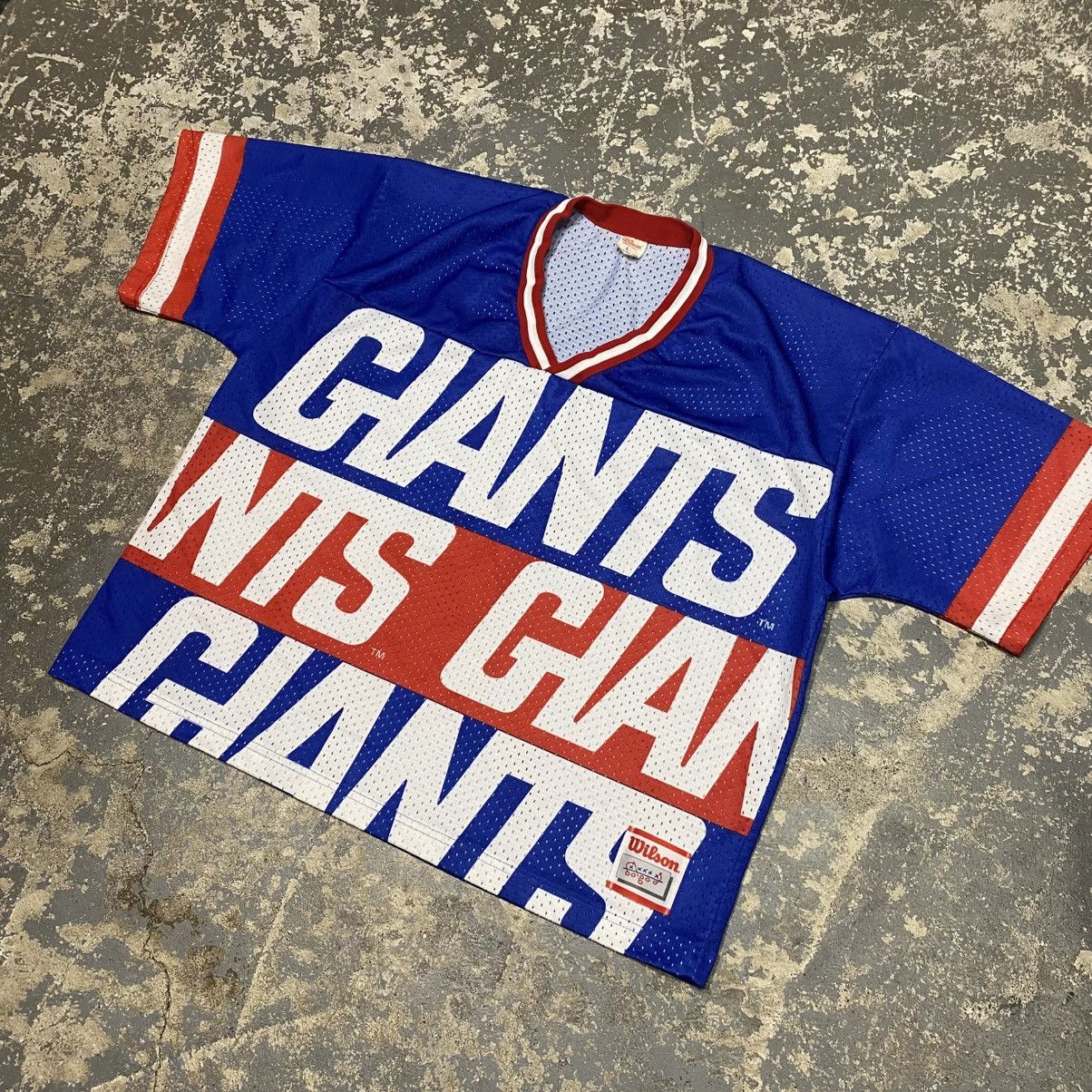 NFL × Vintage Vintage New York Giants Cropped Mesh Wilson Jersey NY 90s US Size US L / EU 52-54 / 3 - 2 Thumbnail
