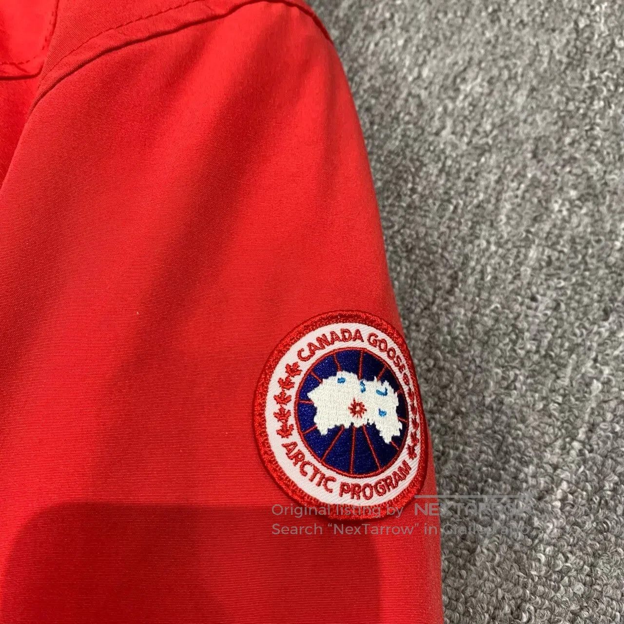 Canada Goose red long parka coat by Canada Goose. Size XS / US 0-2 / IT 36-38 - 9 Thumbnail