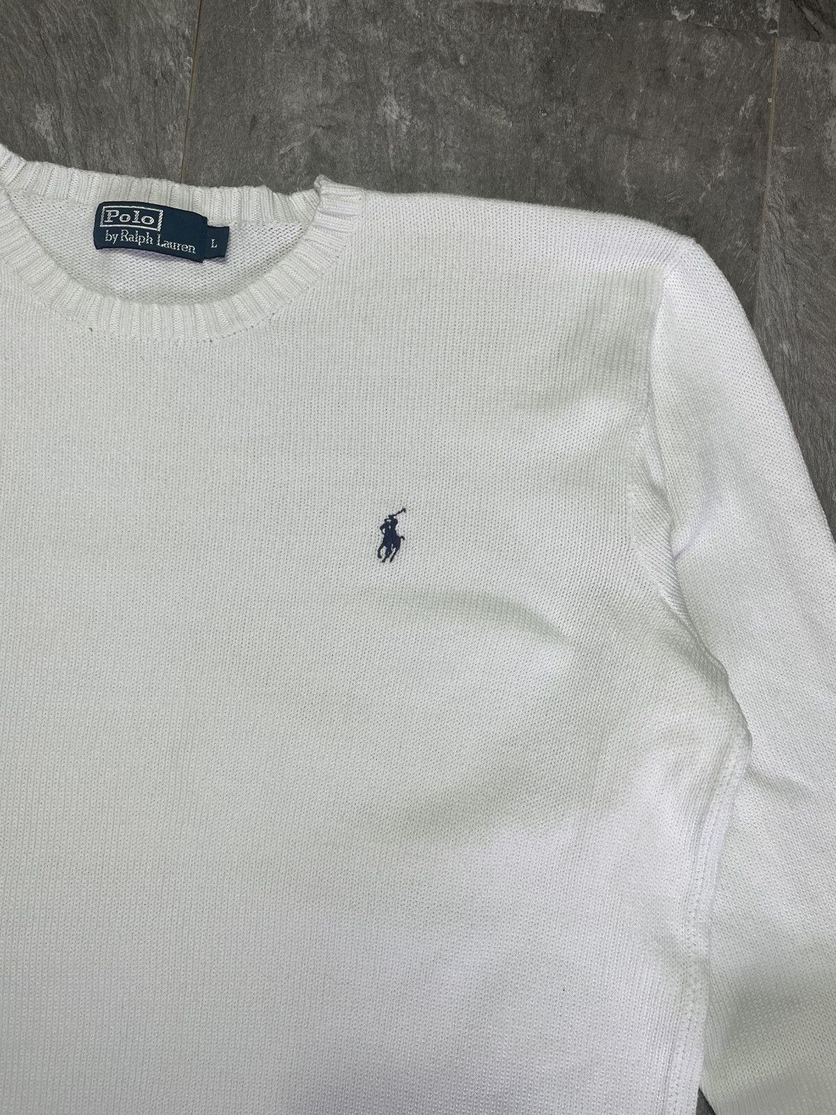Polo Ralph Lauren Vintage Polo Ralph Lauren Knit Sweater Mini Logo Luxury 90s Size US L / EU 52-54 / 3 - 2 Thumbnail