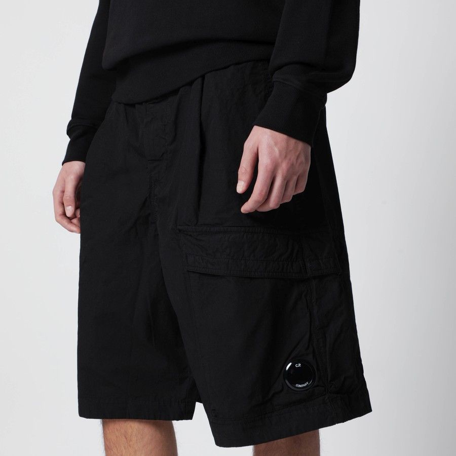 C.P. Company o1d2blof0226 Cotton Bermuda Shorts in Black Size US 30 / EU 46 - 5 Thumbnail