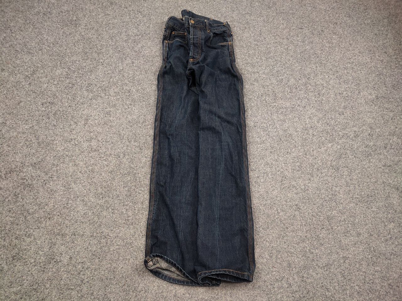 Carhartt Vintage Carhartt Staff Dark blue Denim Pants USA Style Jeans Size US 32 / EU 48 - 2 Thumbnail
