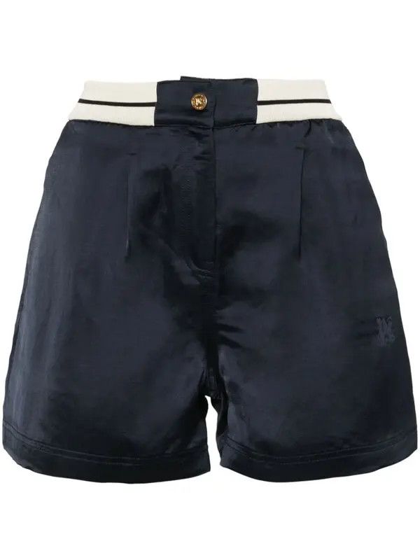Palm Angels o1y1125 Short in Black Size 28" / US 6 / IT 42 - 1 Thumbnail