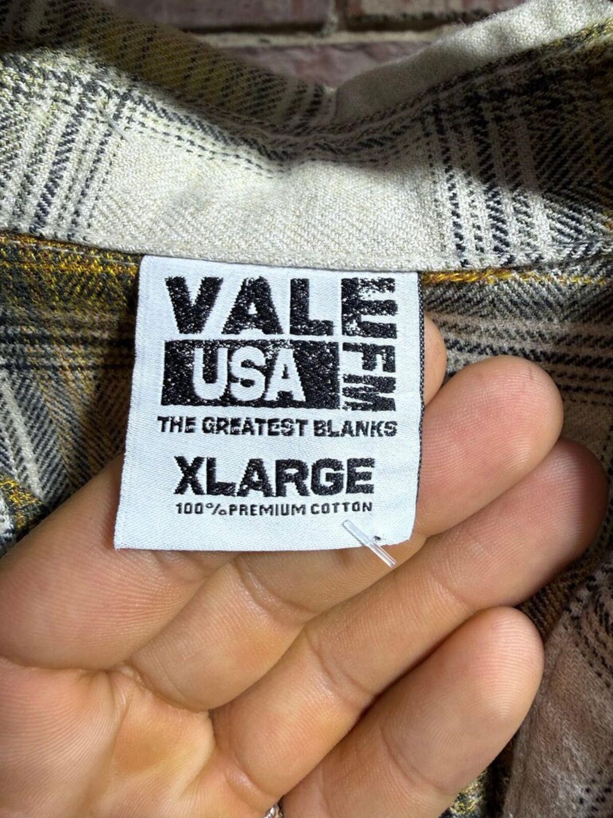 Other Vale State Yellow Rhinestone Flannel Sz. XL Size ONE SIZE - 3 Thumbnail