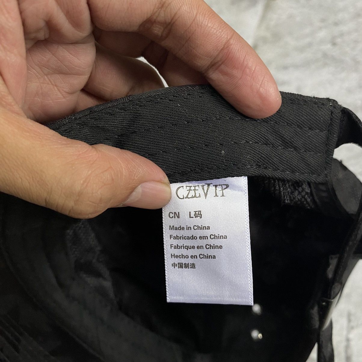 Other Star Pattern Black on Black patrol hat Size ONE SIZE - 7 Thumbnail