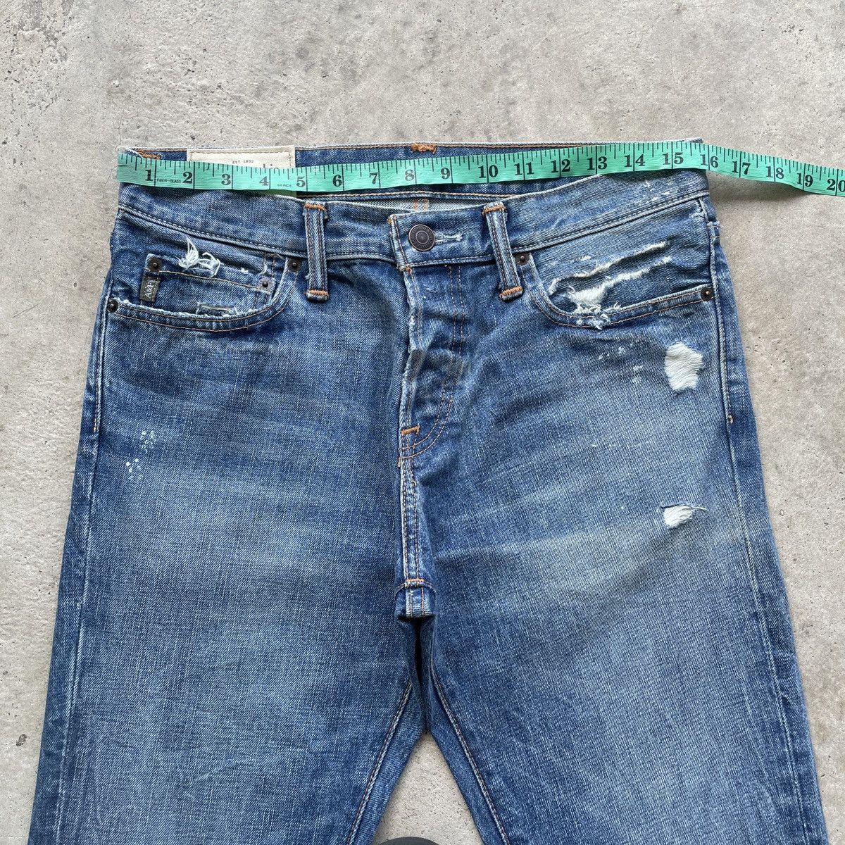 Abercrombie & Fitch Vintage Ambercrombie & Fitch Skinny Jeans Pants Denim W32 Size US 32 / EU 48 - 5 Thumbnail