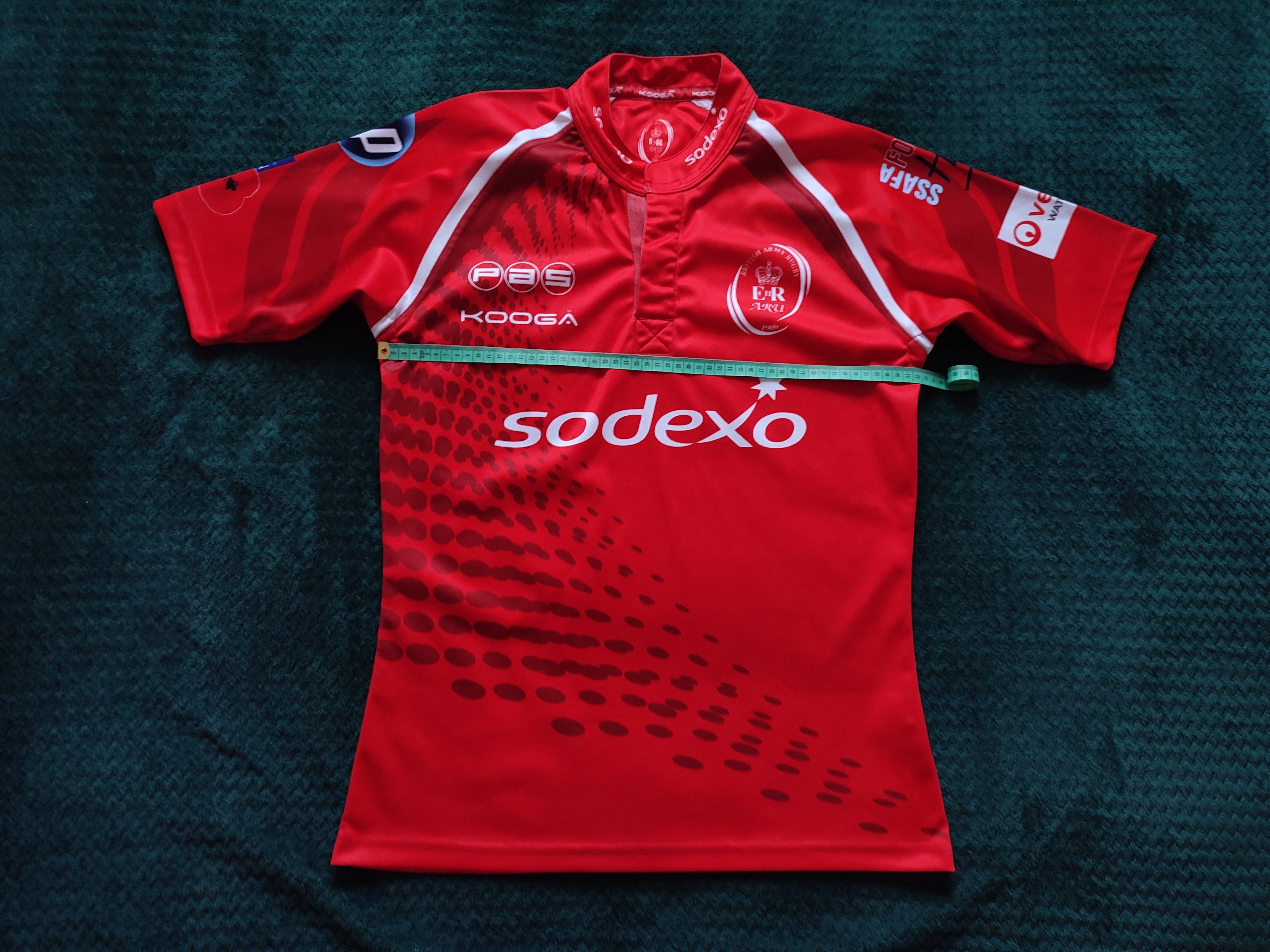 Other British Army Kooga Sodexo Rugby Jersey Shirt Size US M / EU 48-50 / 2 - 5 Thumbnail