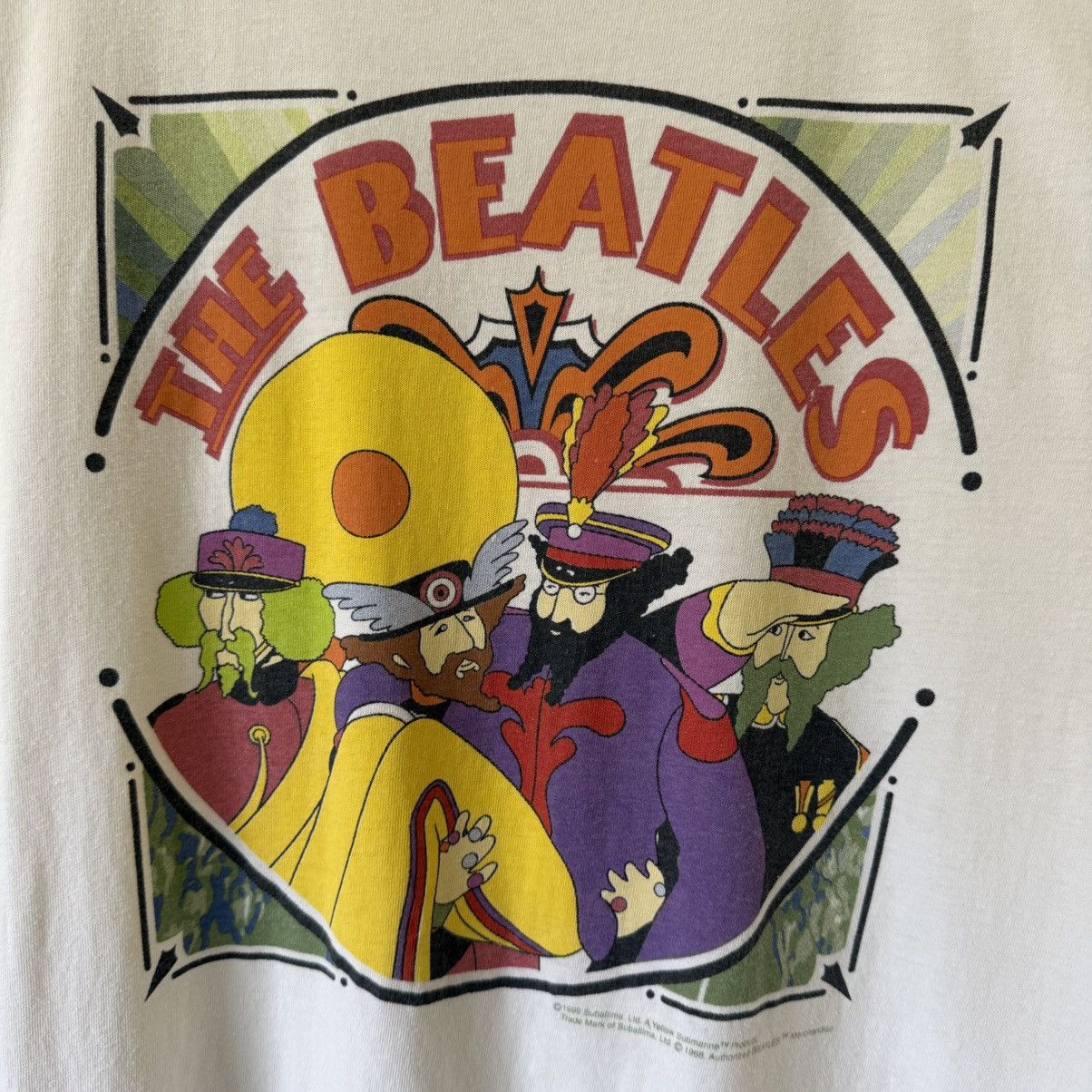 Band Tees Vintage Thrashed The Beatles Tee Shirt Size US L / EU 52-54 / 3 - 2 Thumbnail