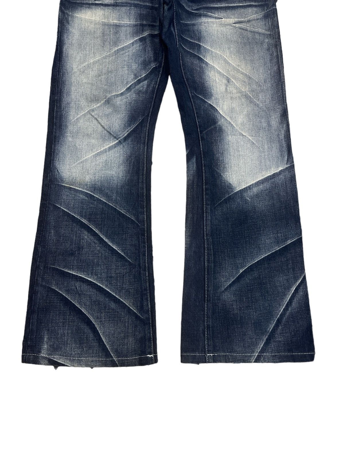 Hysteric Glamour FLARED💥ARMYOFNO DISTRESSED DENİM PANT Size US 31 - 3 Thumbnail