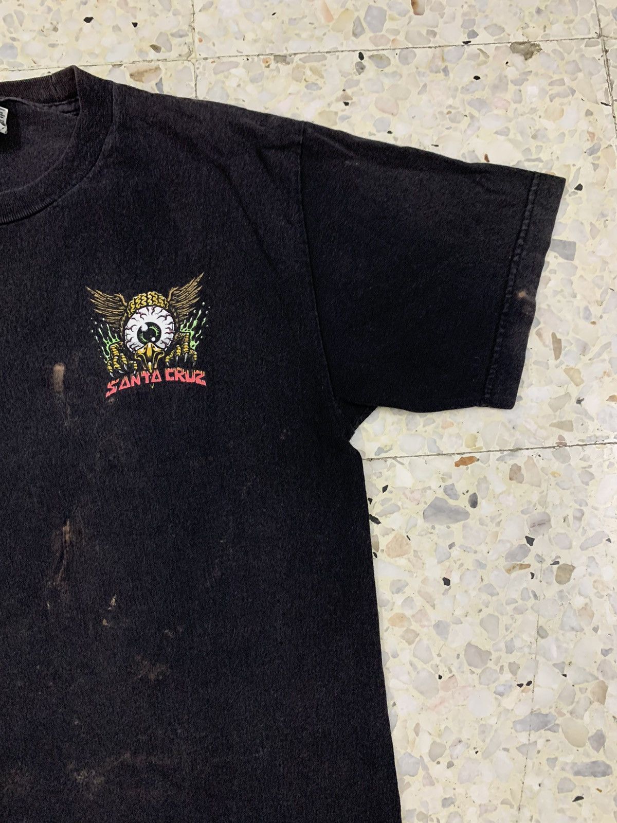 Santa Cruz Skateboards VINTAGE SANTA CRUZ SKATE BOARDS BACK HIT VERY RARE Size US M / EU 48-50 / 2 - 4 Thumbnail