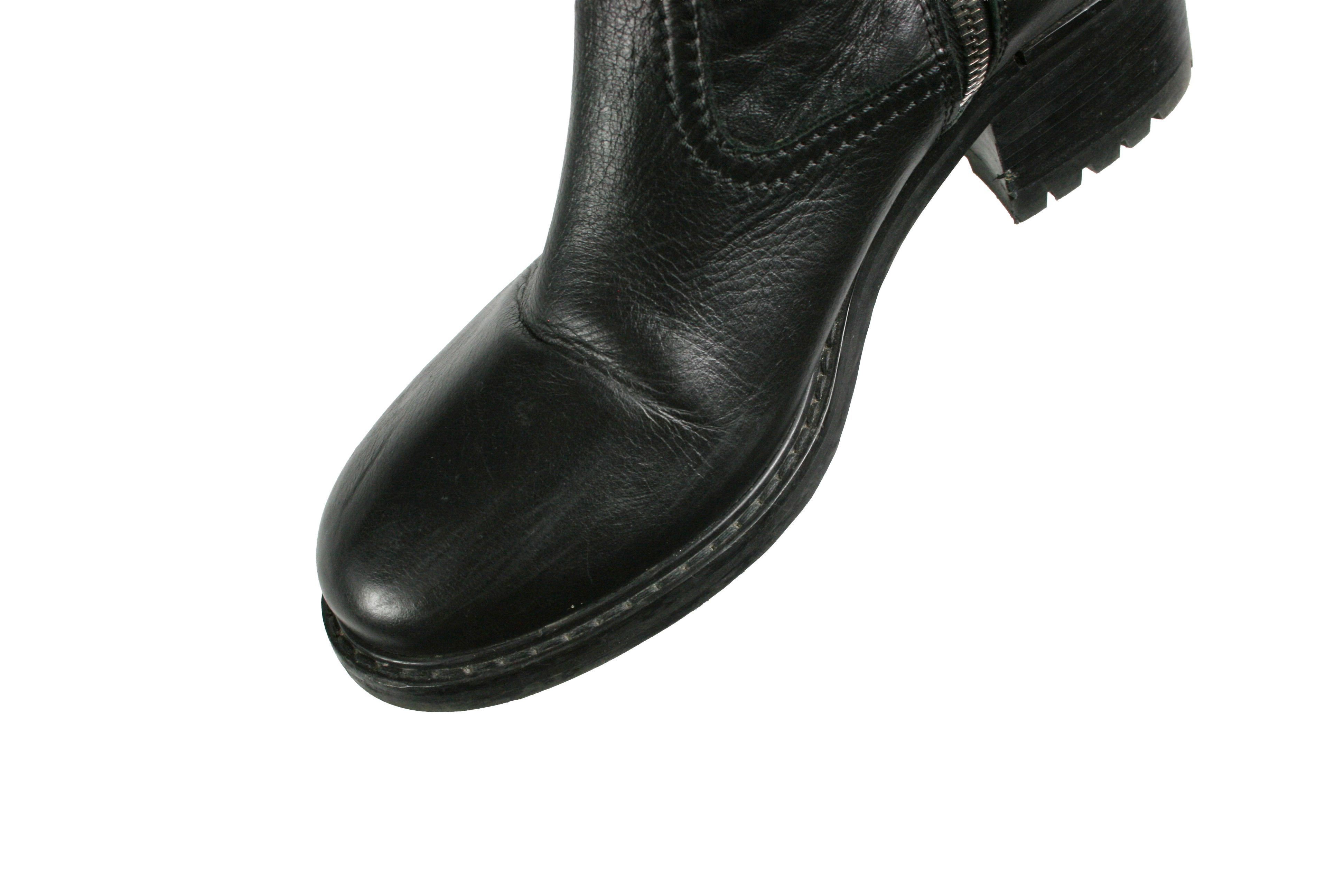 Car Shoe By Prada Overknees Riding Tractor Leather Boots Size US 9 / IT 39 - 8 Thumbnail