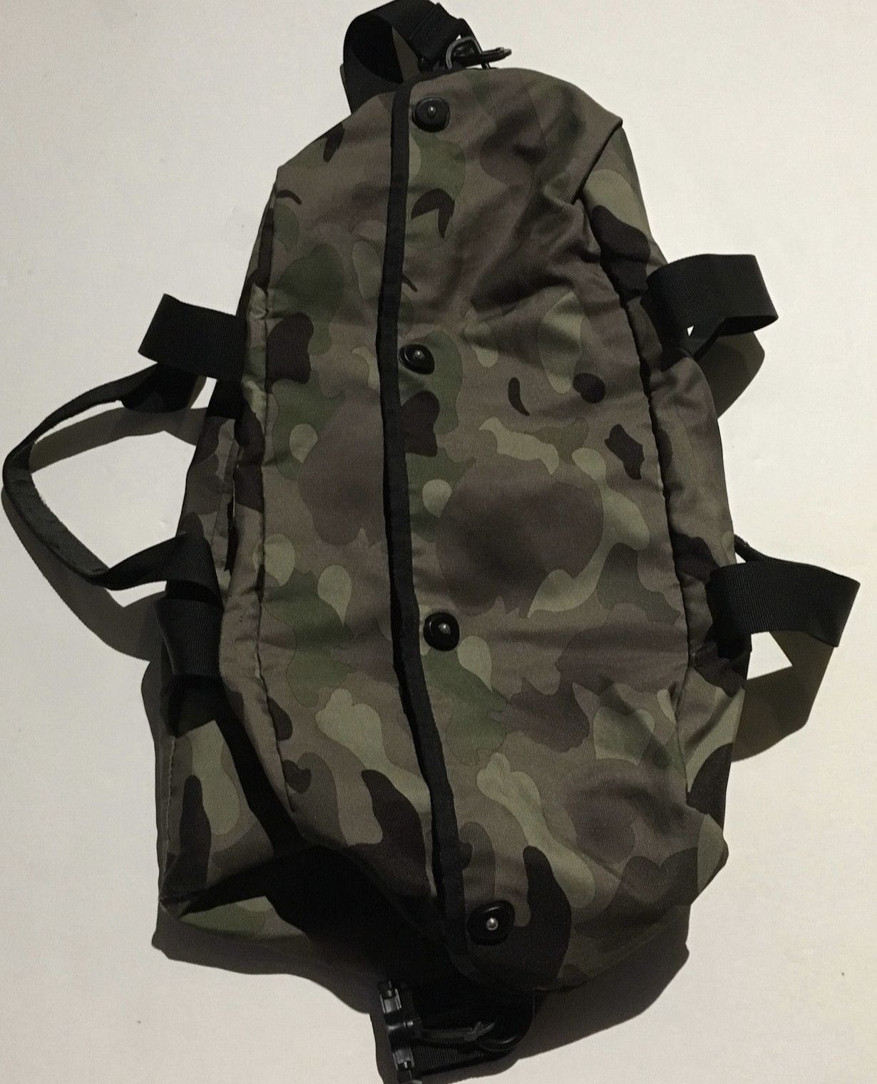image of Bape Camo Large Shoulder Duffle Bag, Men's