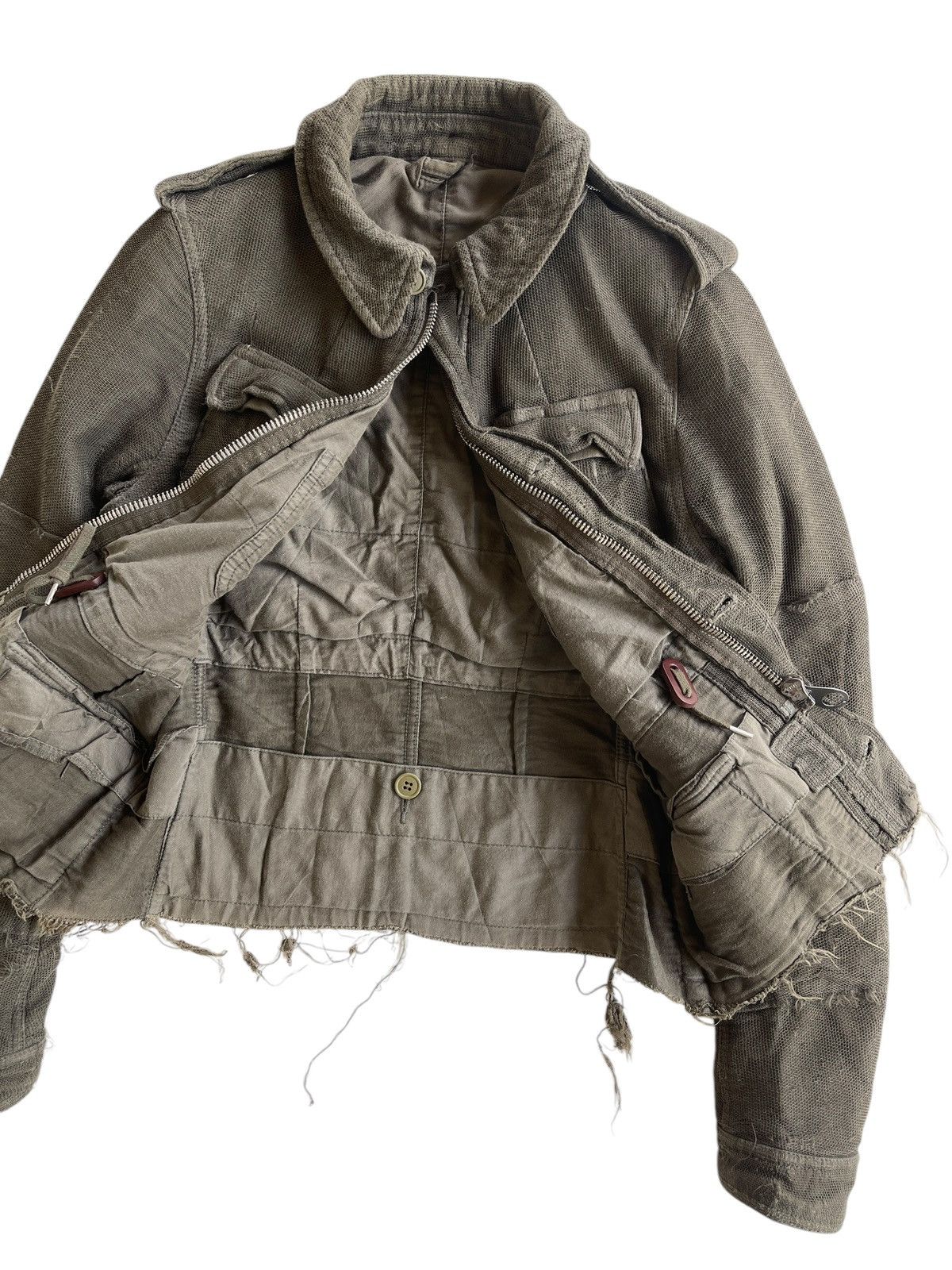 Maison MIHARA YASUHIRO AW05 Miharayasuhiro distressed Pattern cargo jacket Size M / US 6-8 / IT 42-44 - 16 Thumbnail