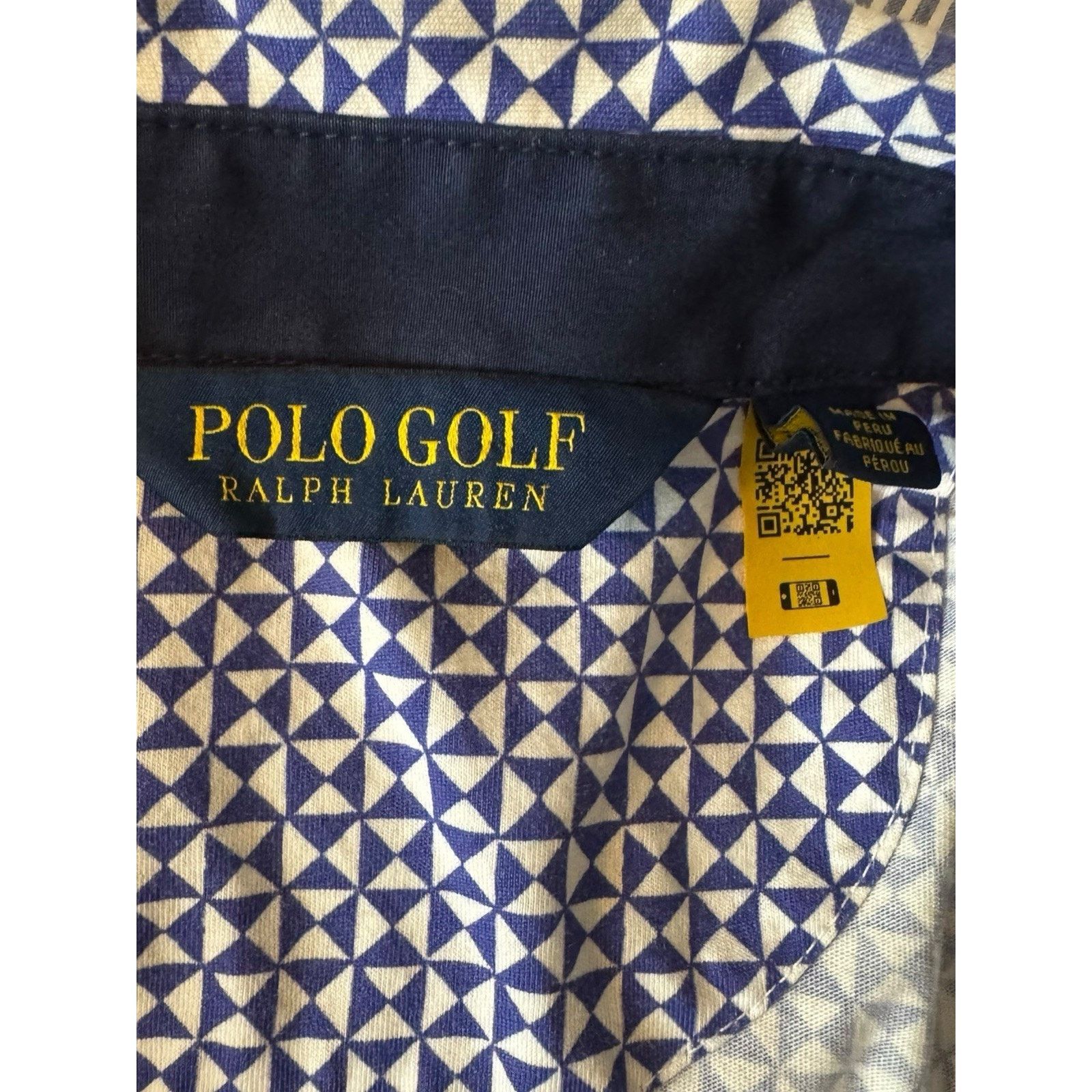 Polo Ralph Lauren Ralph Lauren Polo Golf Geometric Soft Sport Shirt Blue Size US M / EU 48-50 / 2 - 8 Thumbnail