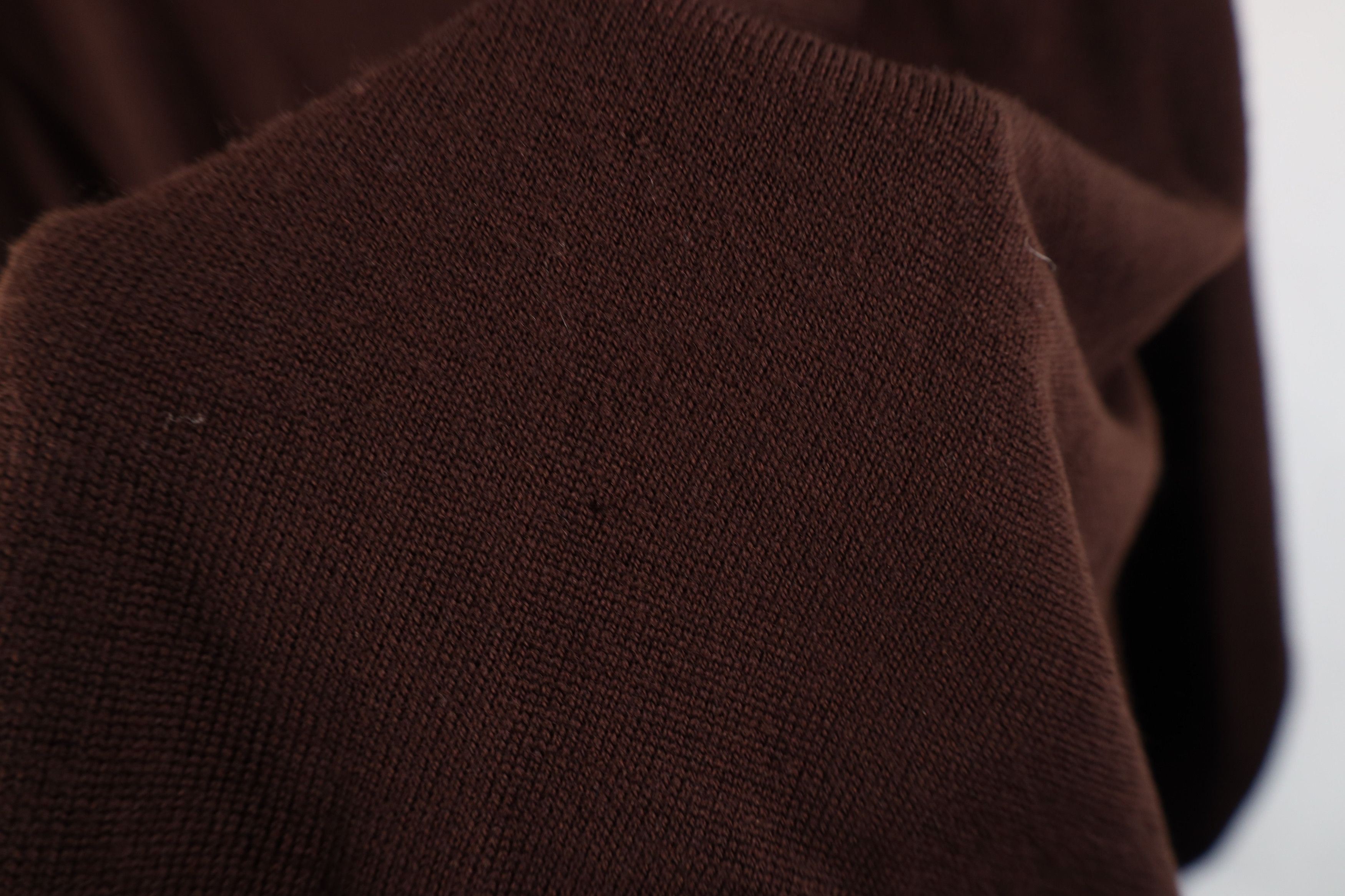 Vintage Vintage 90s Streetwear Blank Merino Wool Knit Sweater Size US L / EU 52-54 / 3 - 6 Thumbnail
