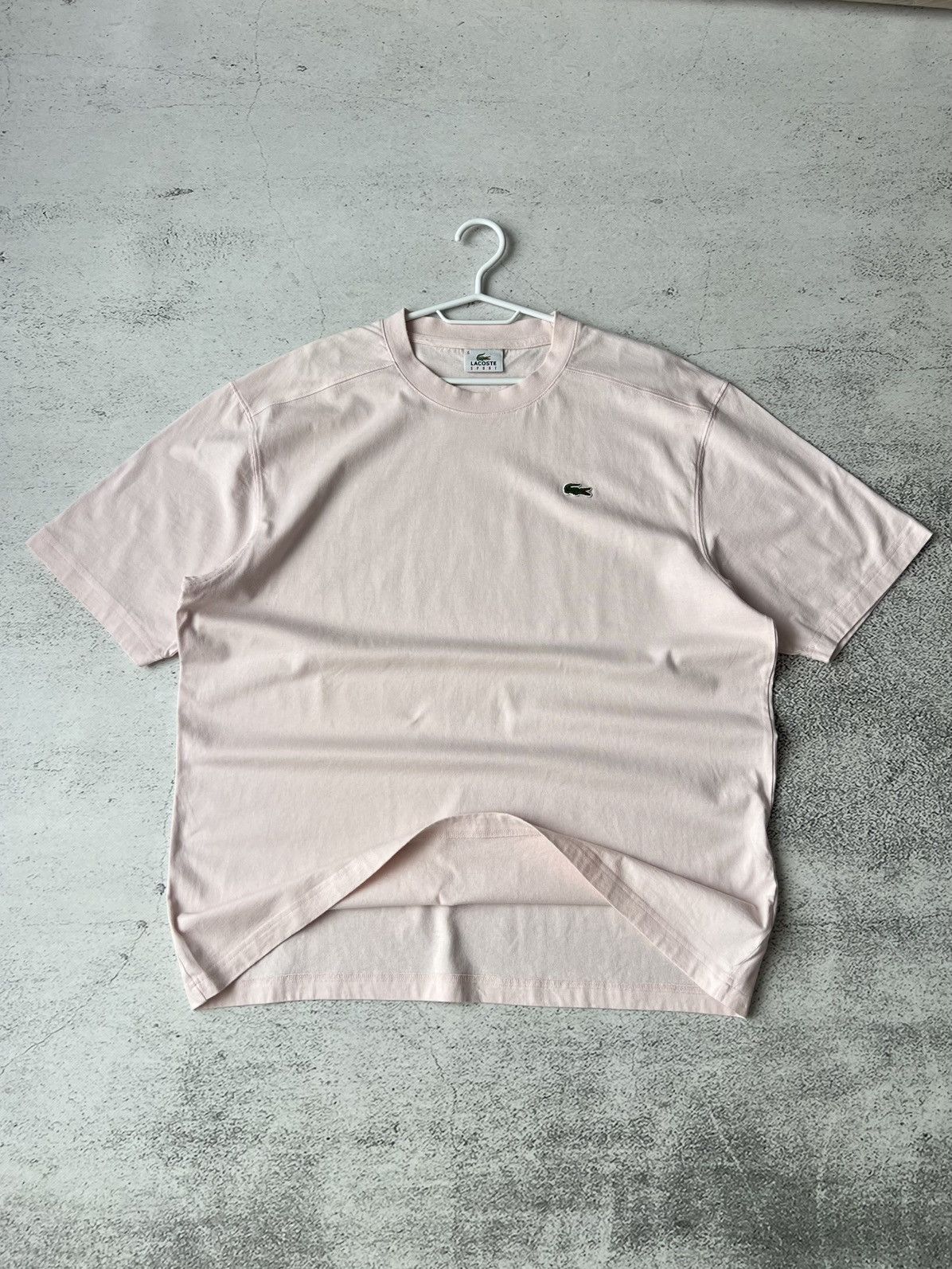 Lacoste Rare Lacoste Pastel Pink Croc Tee Size XL Vintage Size US XL / EU 56 / 4 - 1 Thumbnail