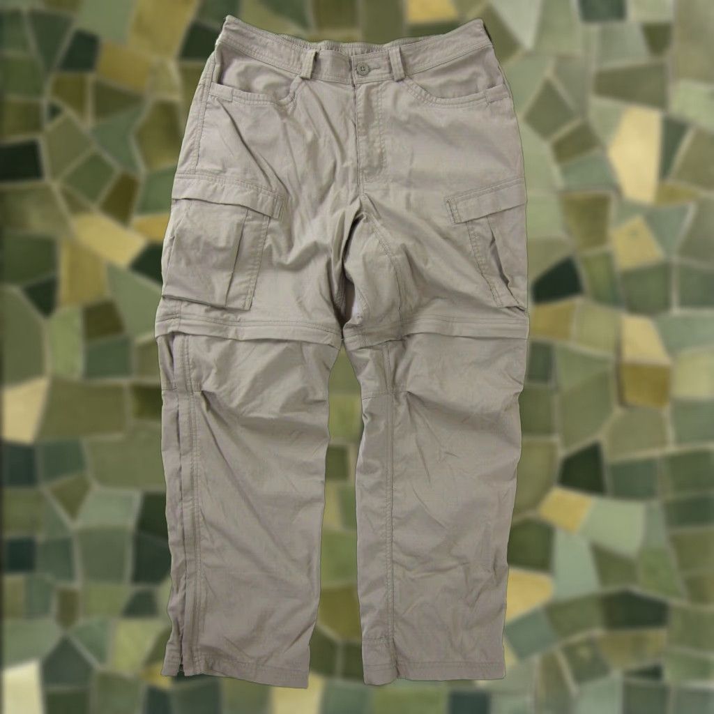 Vintage REI CO-OP Nylon Brown Hike Camp Pant Men 36 Cargo Zip Off Up Convertible Leg 28 Inseam 36 Zip Off Leg 80s 90s Camp 趣 Size US 36 / EU 52 - 1 Thumbnail