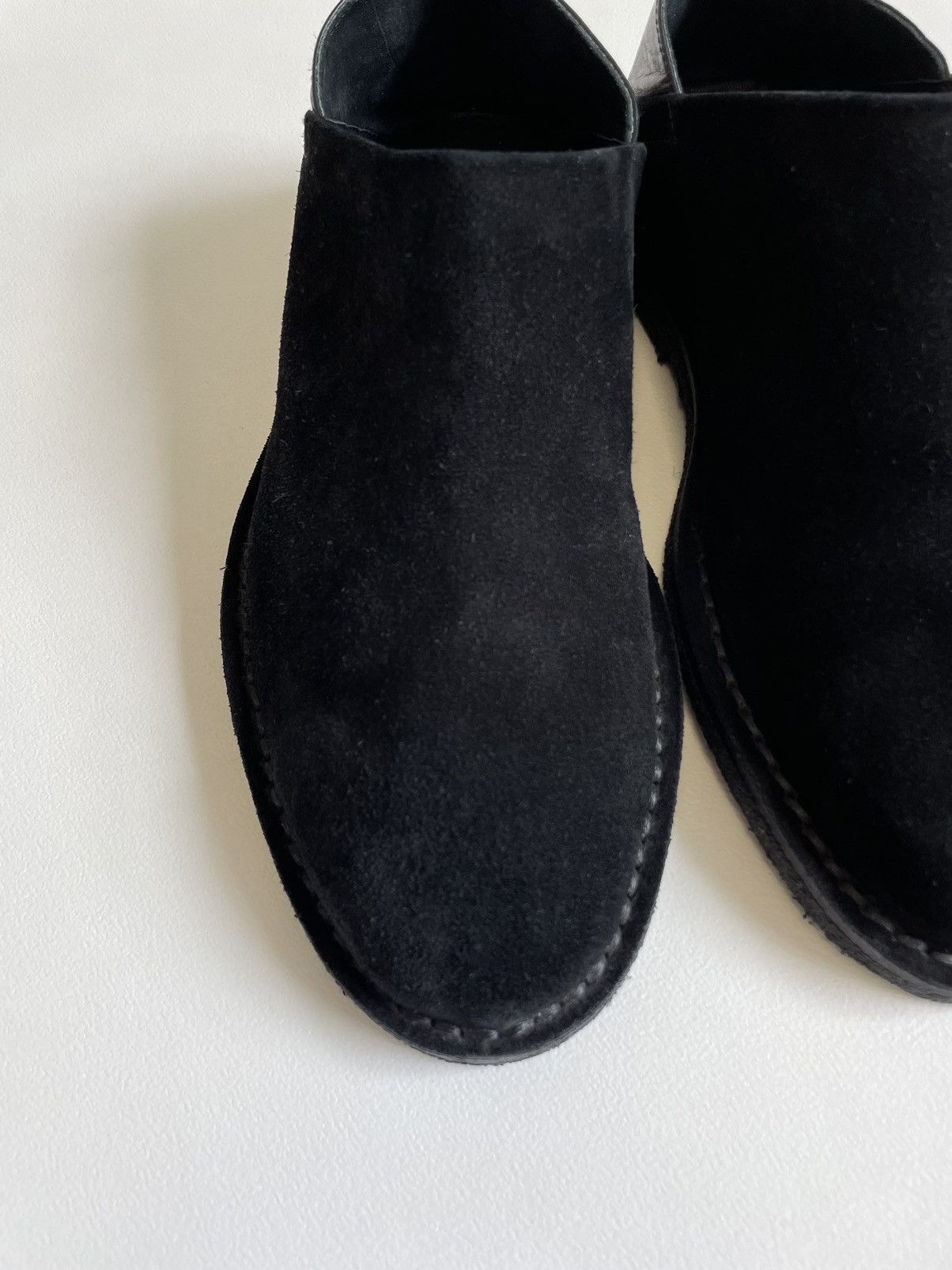 Ann Demeulemeester Black Suede Loafers / Mules Size US 8 / IT 38 - 4 Thumbnail