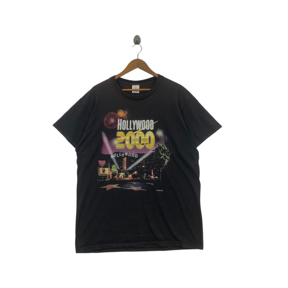 Other Vintage Y2K HOLLYWOOD 2000 New Year Celebration Tee Shirt Size XL / US 12-14 / IT 48-50 - 1 Thumbnail