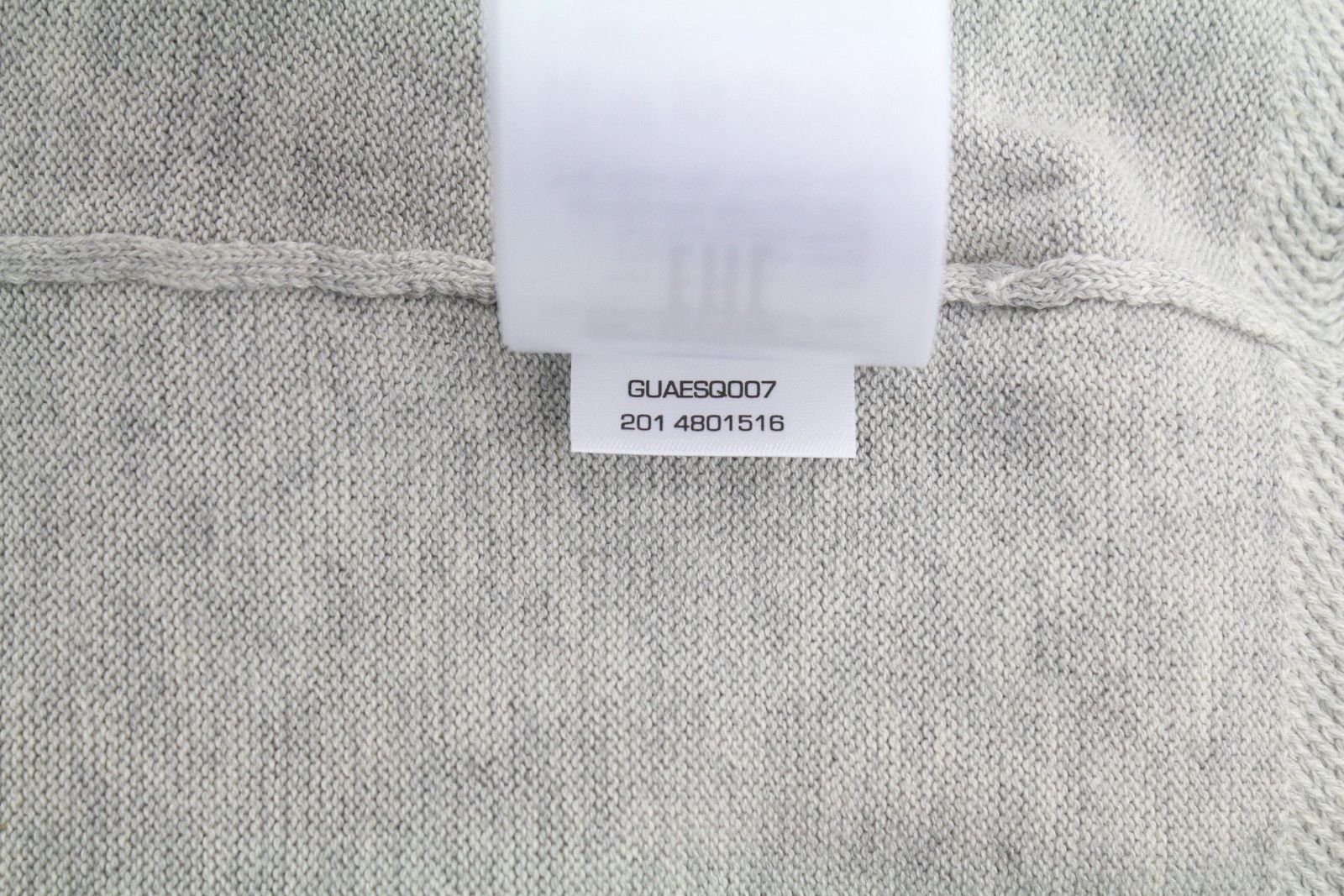 Gant LIGHT COTTON V-NECK 2XL Light Grey Melange Knit 88098 Size XXL / US 16-18 / IT 52-54 - 10 Thumbnail