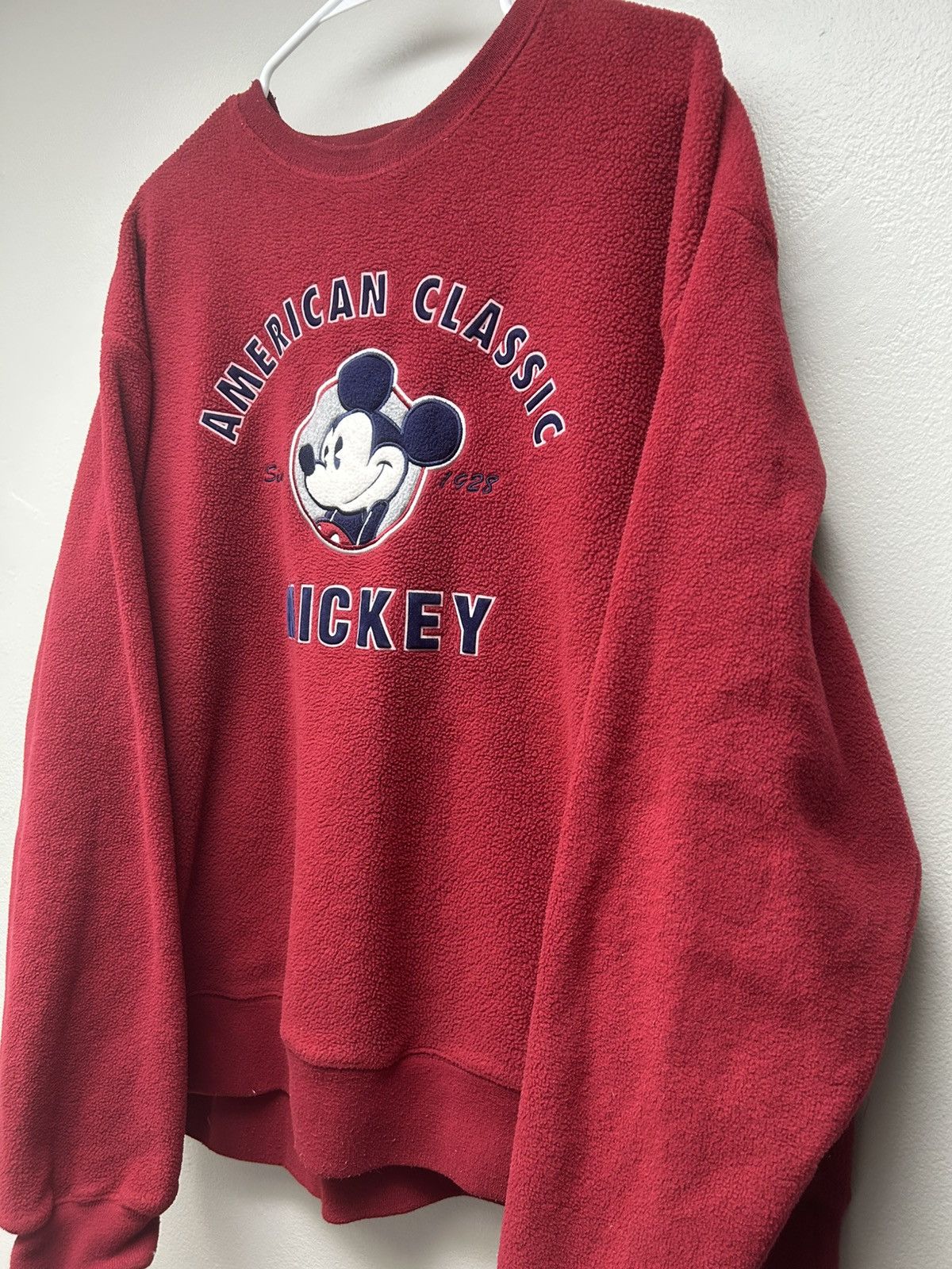Mickey Mouse Vintage Disney Store American Classic Mickey Fleece Sweater Size US XXL / EU 58 / 5 - 3 Thumbnail