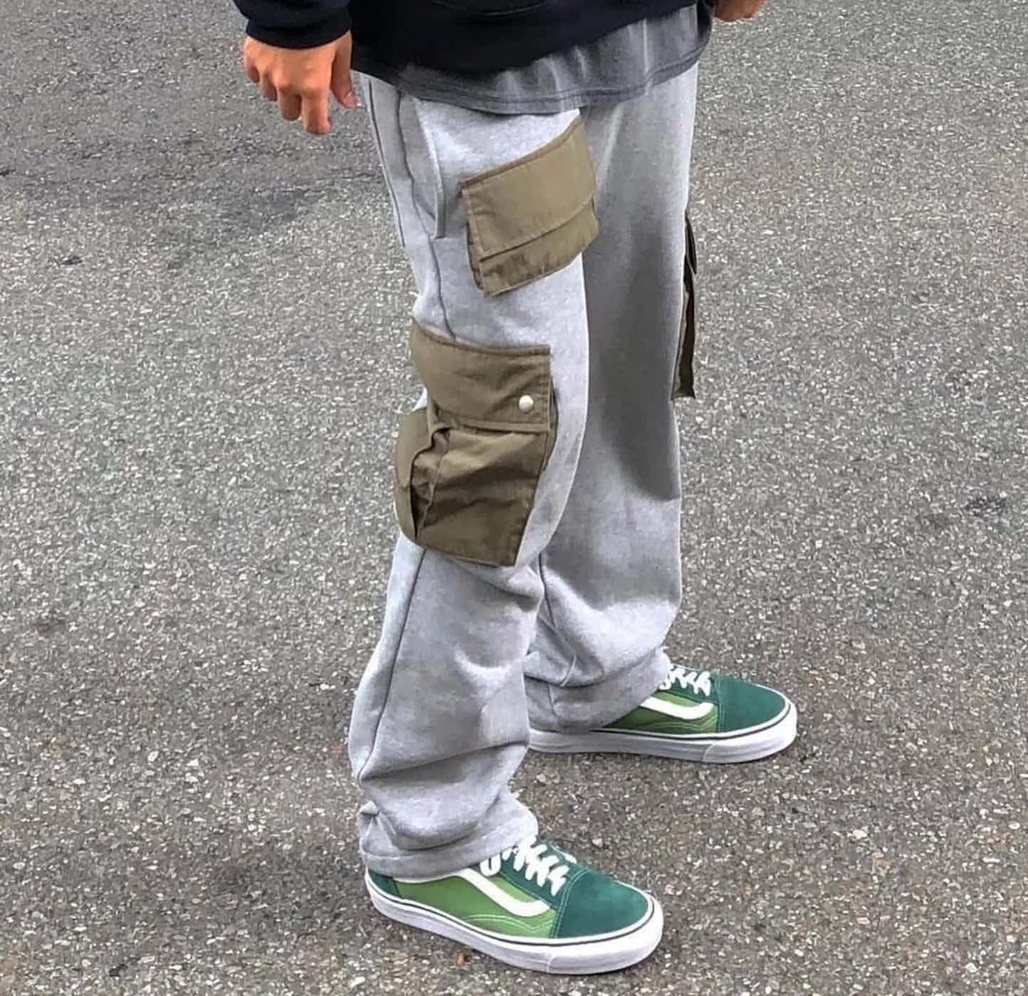 Japanese Brand × Vintage Utility Sweatpants Black Korean Brand GRUNGE NUMBER NINE Size US 30 / EU 46 - 2 Thumbnail