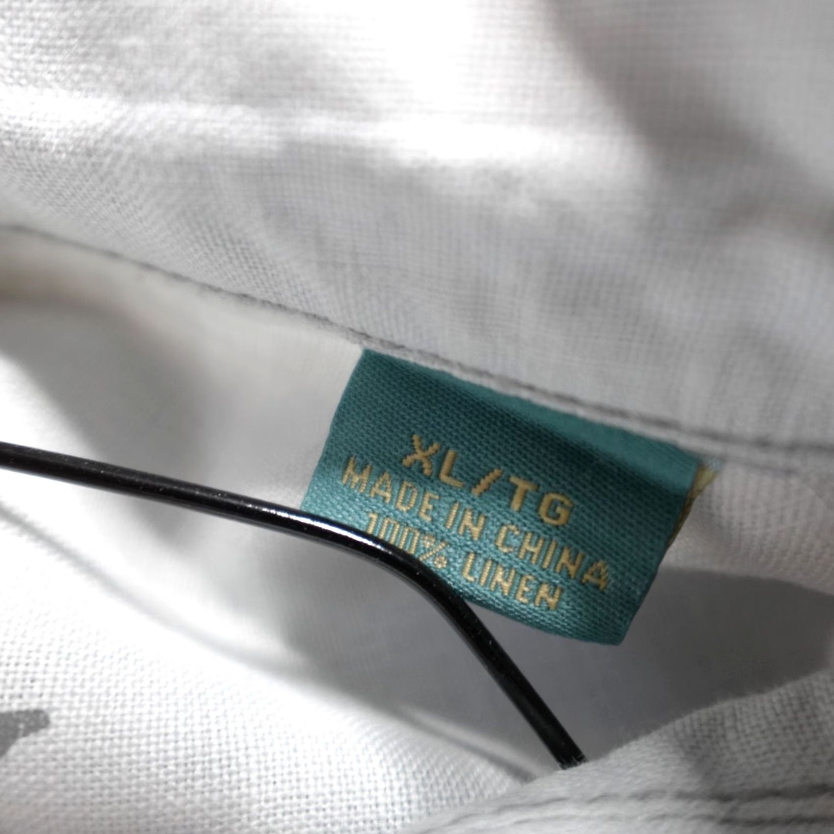 Tommy Bahama Tommy Bahama Shirt XL Blue Solid Long Sleeve Linen Size US XL / EU 56 / 4 - 2 Thumbnail