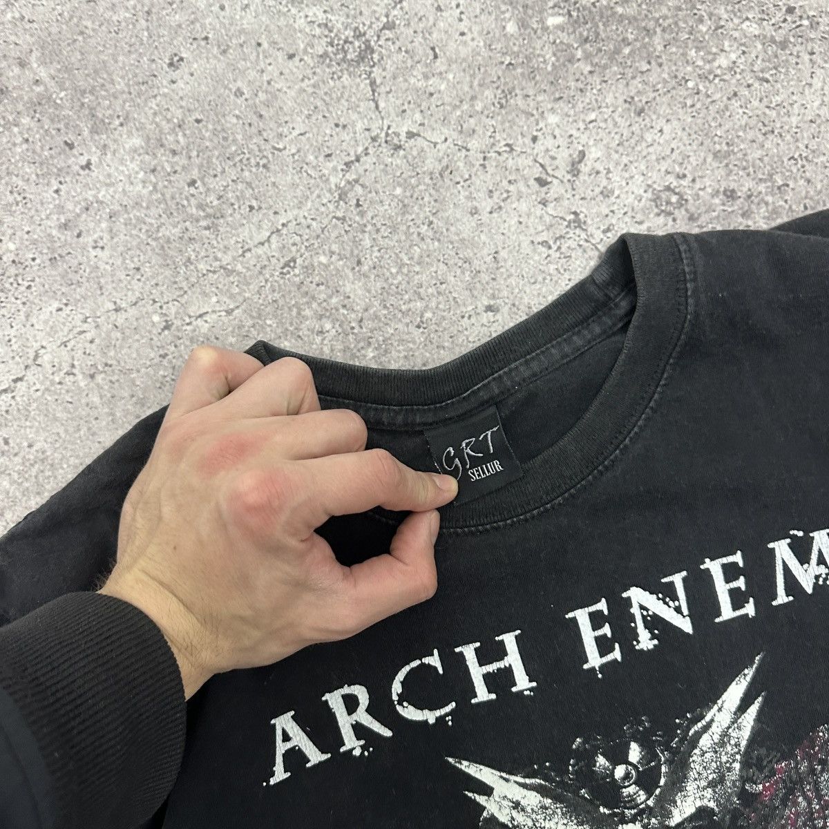 Band Tees Vintage 00s Archenemy Skull tee y2k rock band death metal og Size US M / EU 48-50 / 2 - 6 Thumbnail