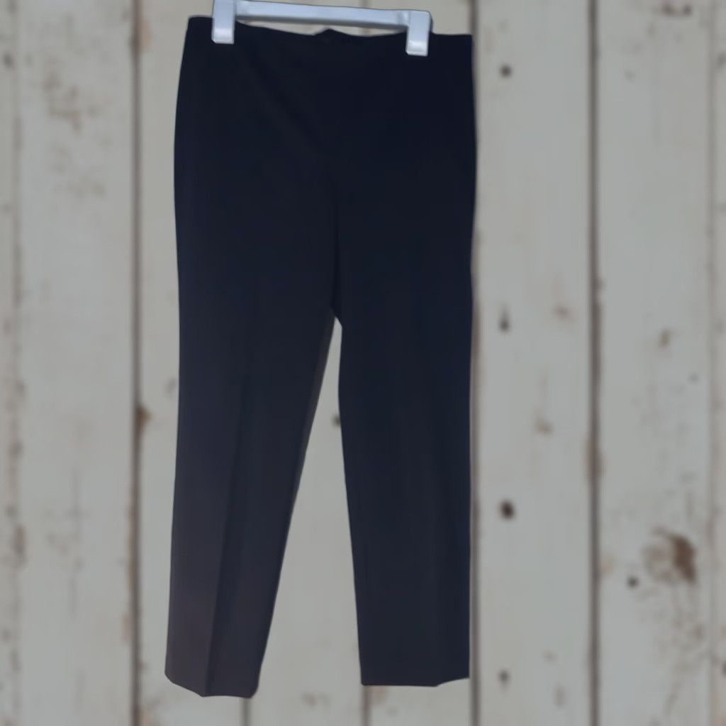 Talbots Talbots Petites Navy Side Zip/Button Dress Pants Womens Size 10P Size 32" / US 10 / IT 46 - 1 Thumbnail
