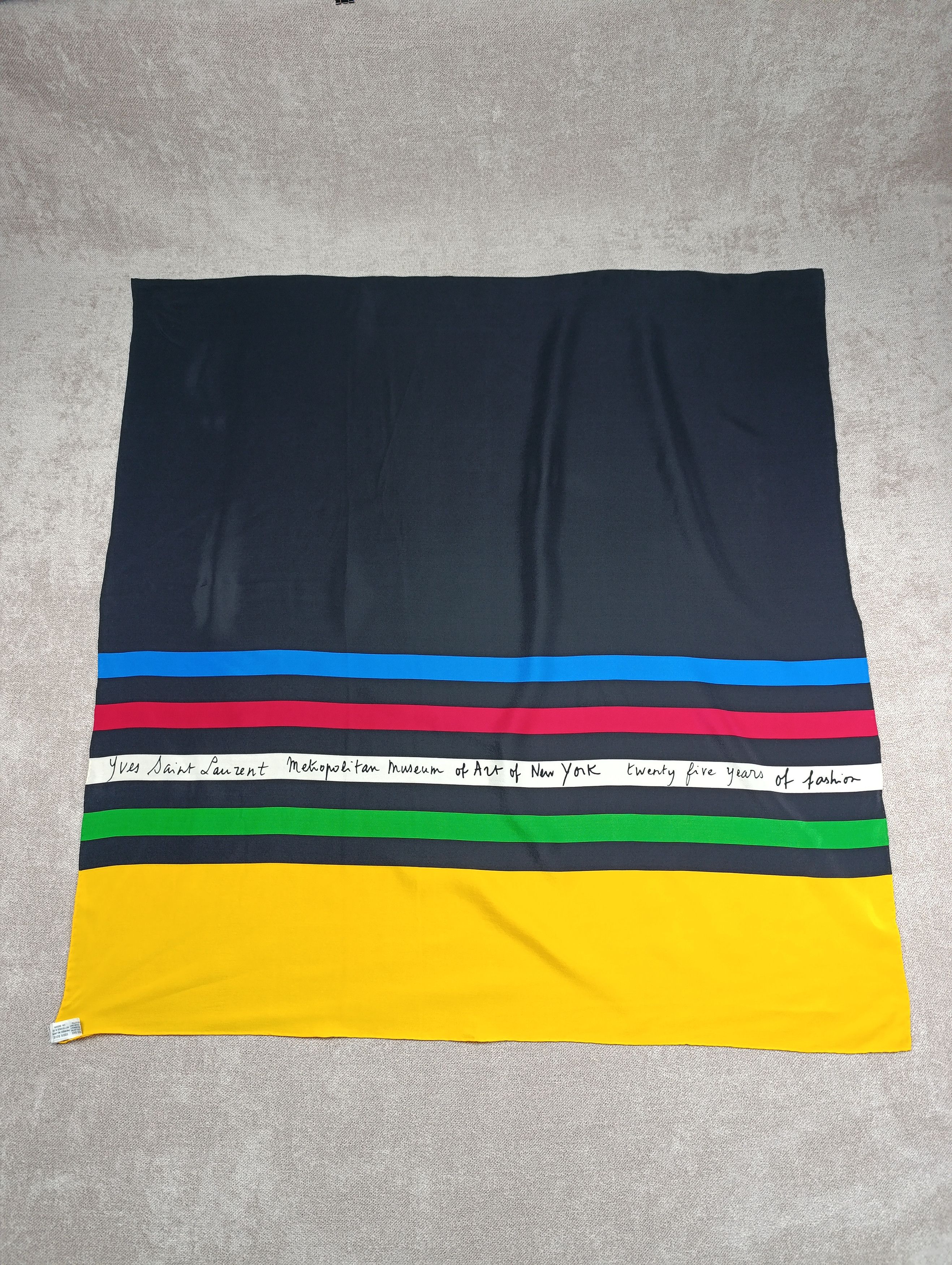 Yves Saint Laurent Silk Scarf – Metropolitan Museum of Art