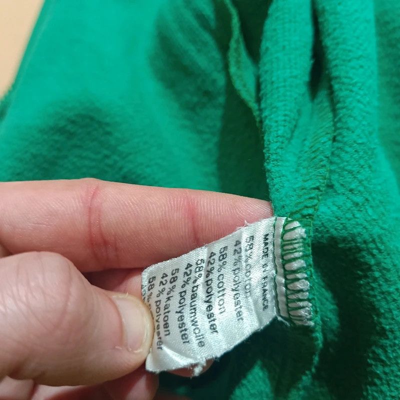 Lacoste Vintage 80s 90s Chemise Lacoste Club Green Zip Up Hoodie M Size US M / EU 48-50 / 2 - 17 Thumbnail