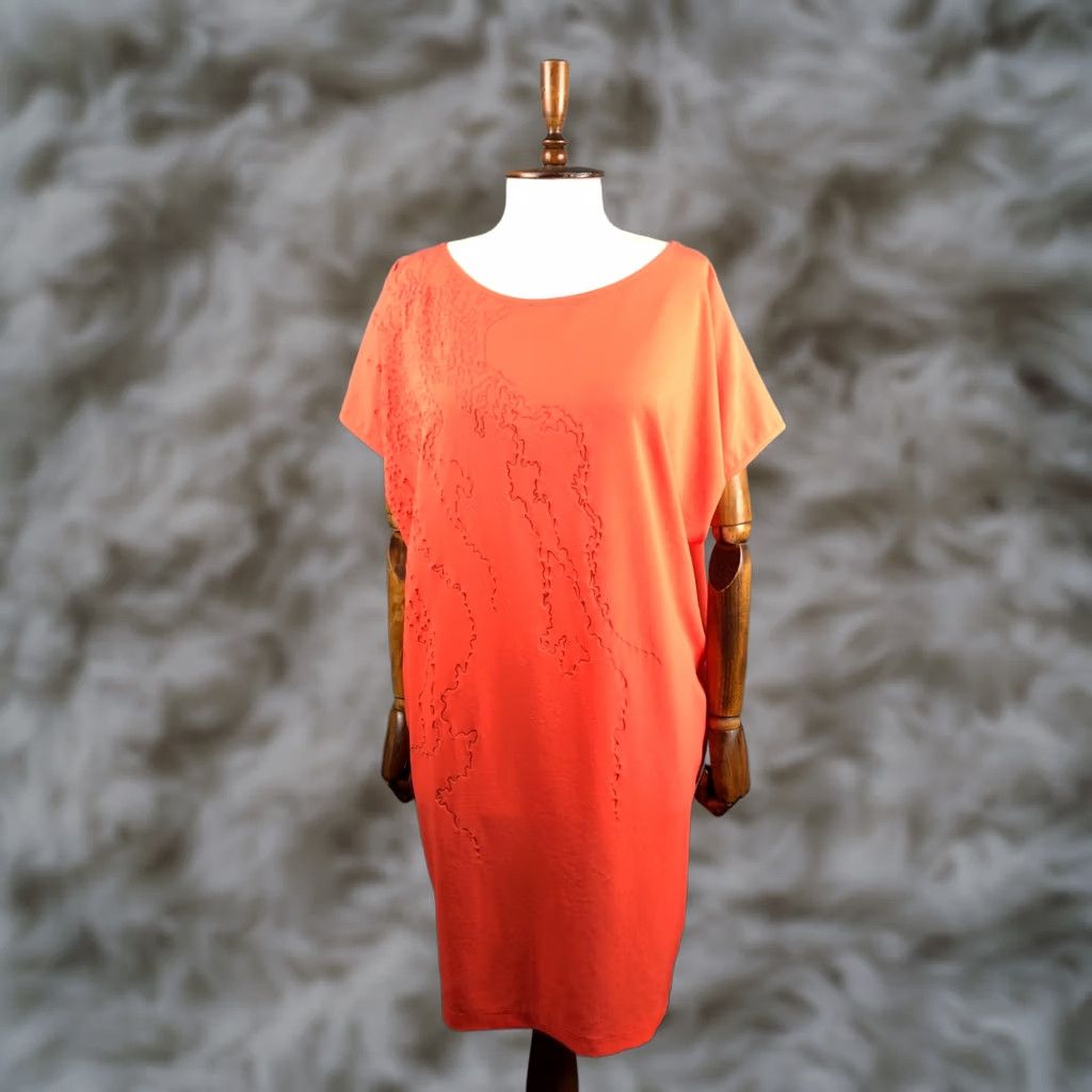 Cop Copine Cop-Copine Dress Orange Women L Polyester Size L / US 10 / IT 46 - 1 Thumbnail