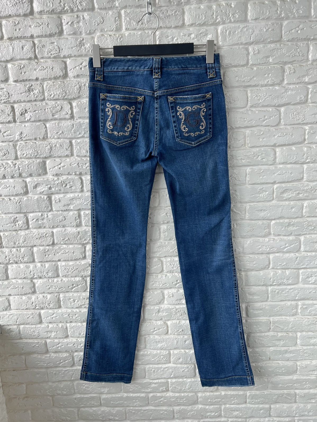 Dolce & Gabbana Dolce & Gabbana D&G Logo Denim Blue Jeans Size 26" / US 2 / IT 38 - 1 Thumbnail