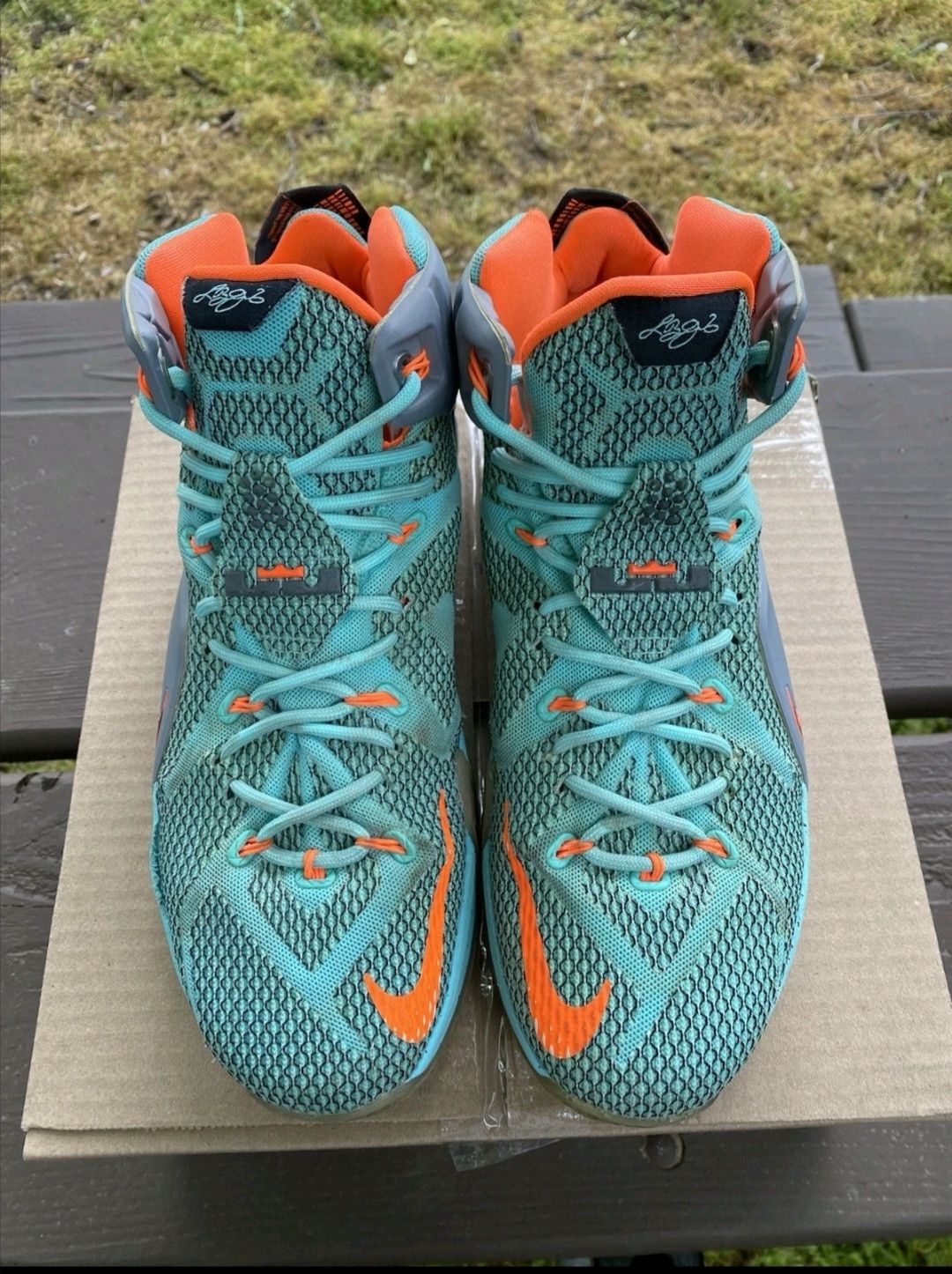 Nike Nike LeBron 12 NSRL 684593301 Size 9.5 Men Size US 9.5 / EU 42-43 - 2 Thumbnail