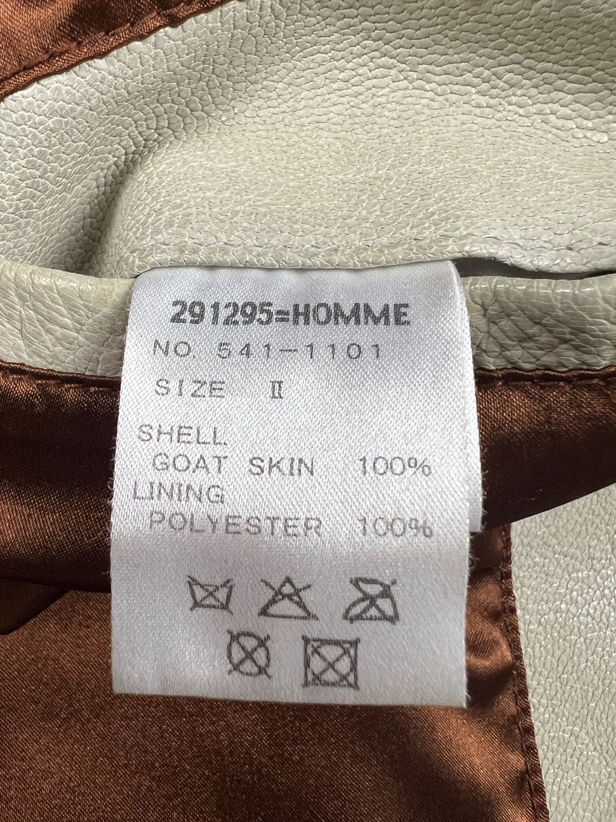 291295=Homme Vintage 291295 Homme Cafe Racer Leather Jacket Size US M / EU 48-50 / 2 - 13 Thumbnail