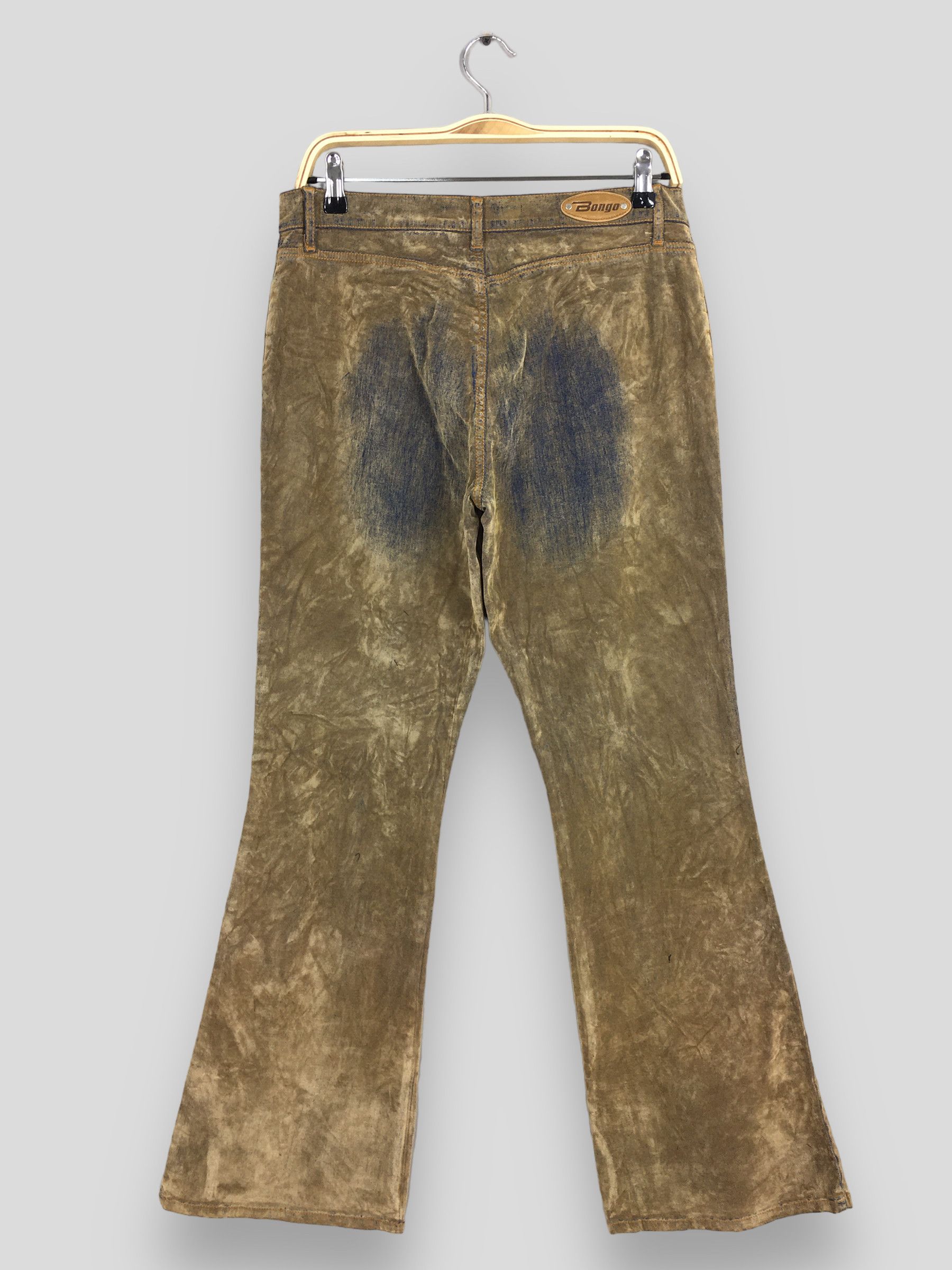 Japanese Brand Size 29x31 Y2K Bongo Let Me Be Flared Bootcut Pants S1039 Size US 29 - 8 Thumbnail