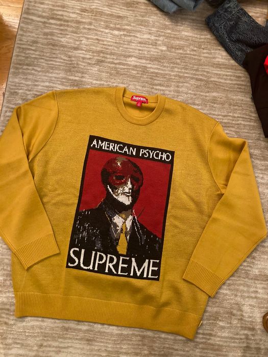 Supreme American Psycho Sweater | Grailed