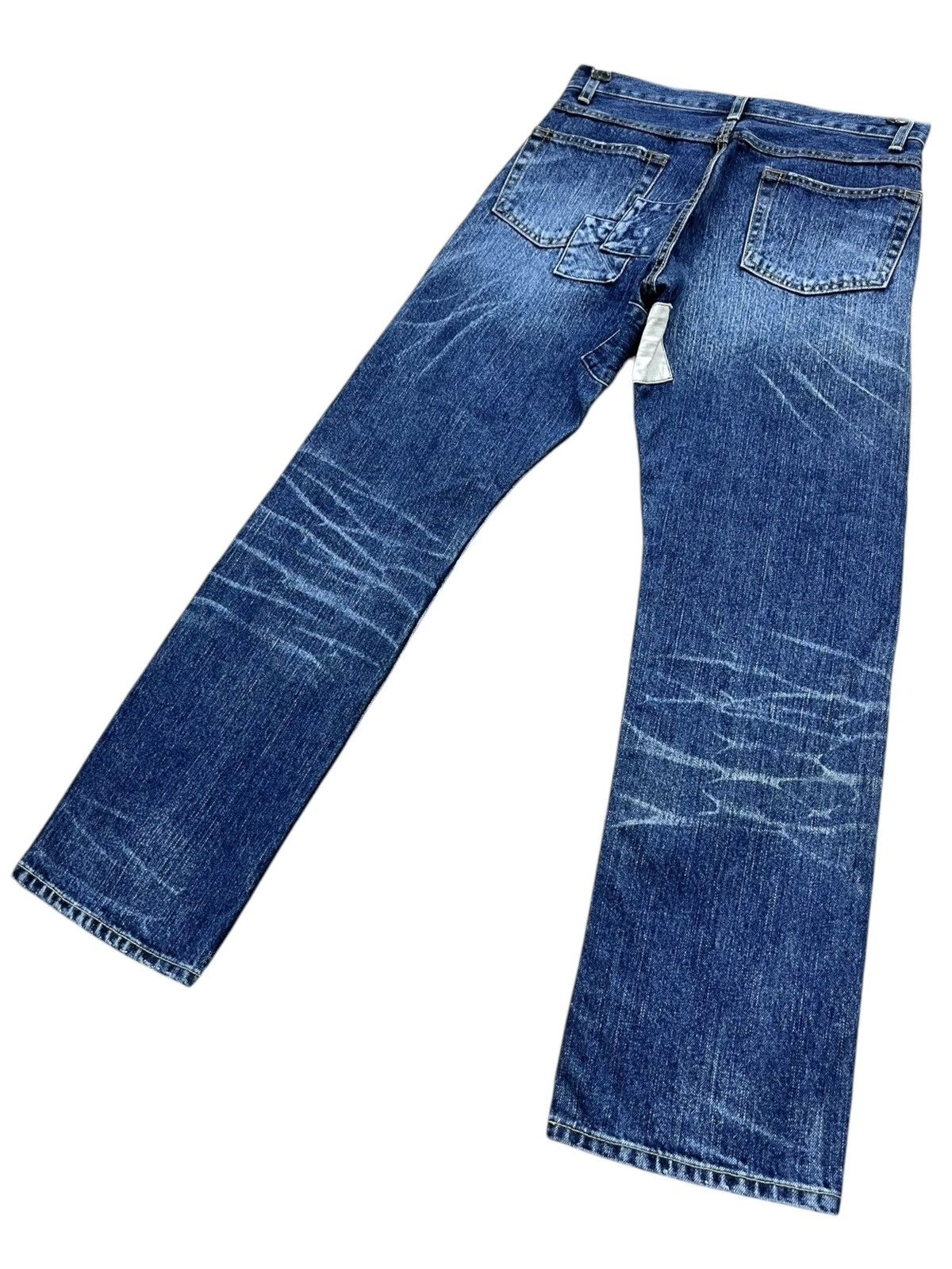 KOJIMA GENES Vintage KARAKOTO KOJIMA Grunge Patchwork Bleach Faded Denim Size US 28 / EU 44 - 9 Thumbnail