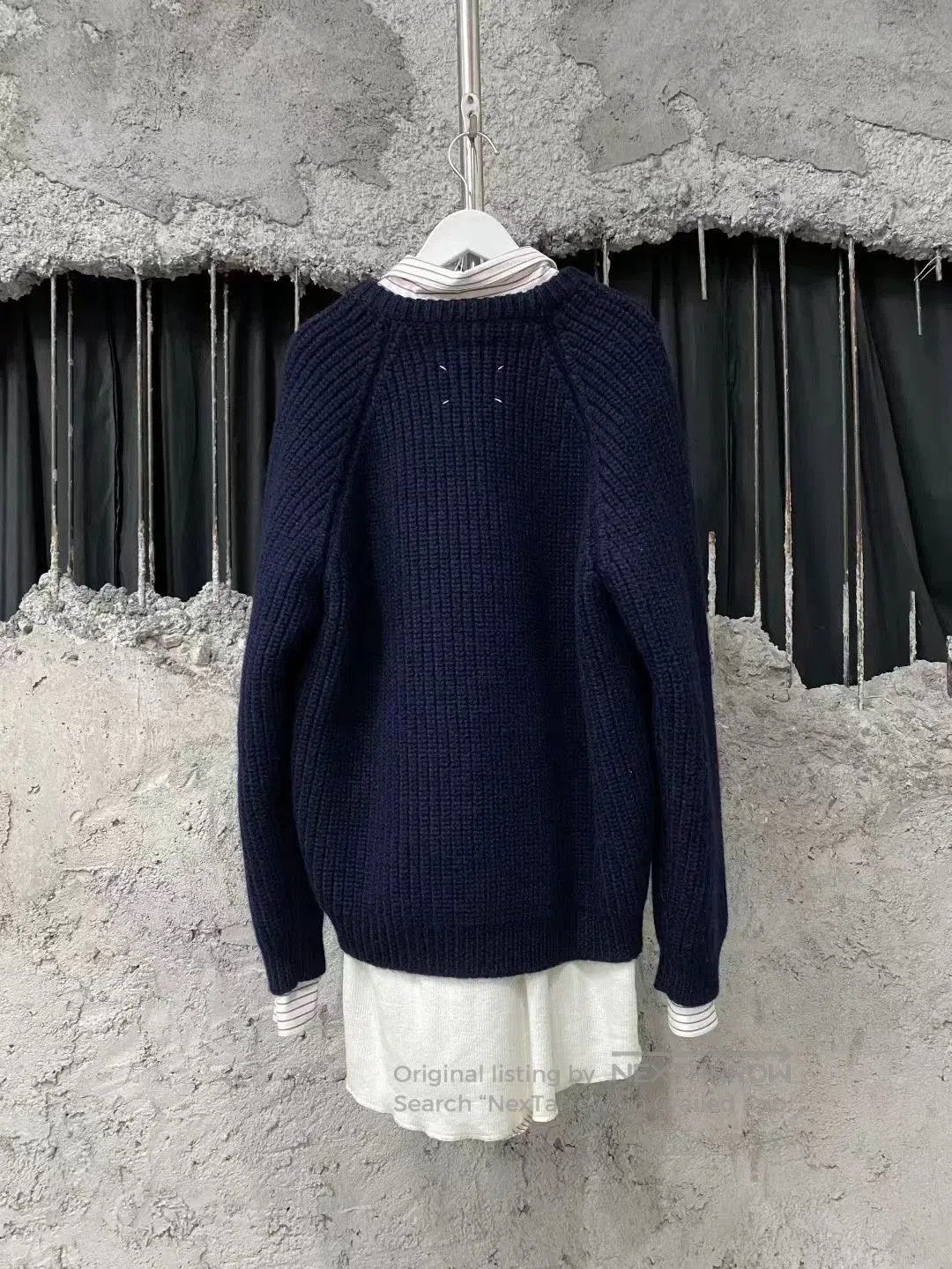Maison Margiela Maison Margiela Sweater with Shirt Layer. Size US L / EU 52-54 / 3 - 2 Thumbnail
