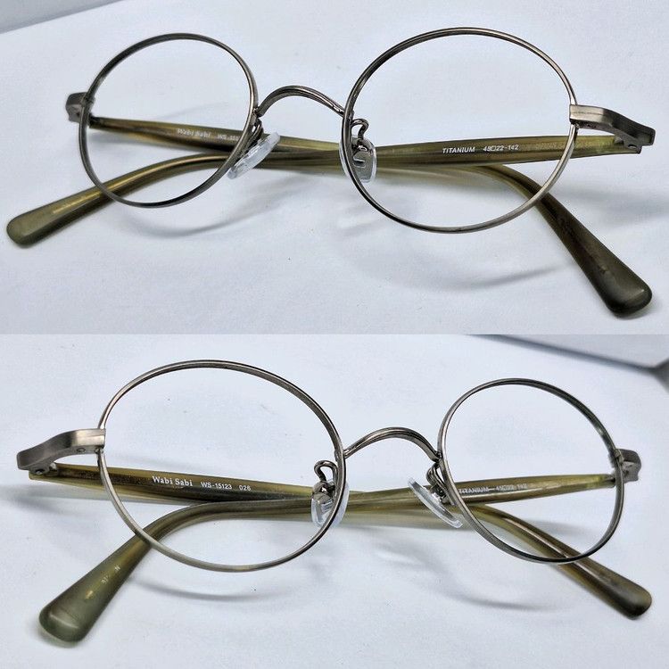 Other Wabi Sabi WS-15123 Handmade Pure Titanium & Celluloid Frame Size ONE SIZE - 2 Thumbnail