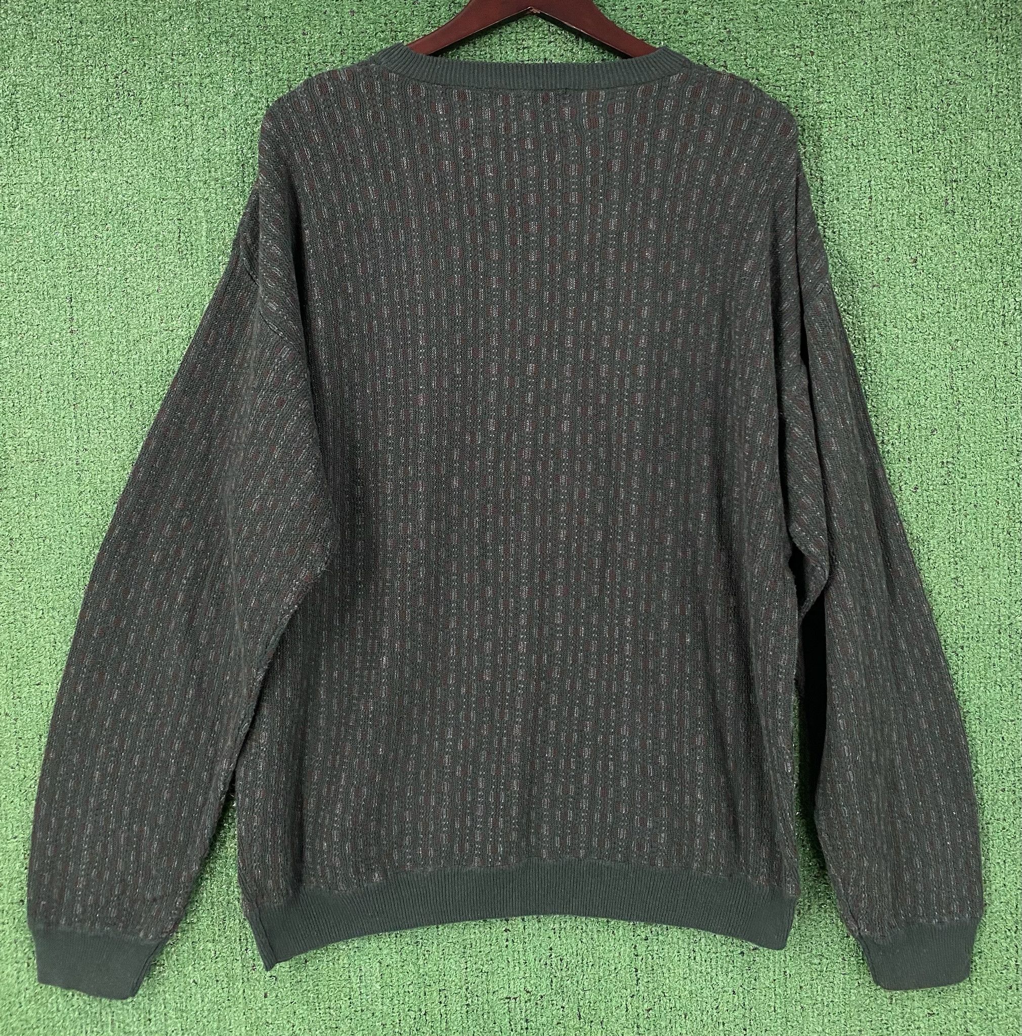 Vintage 90’s Woods And Gray Forest Green Patterned Sweater XL Size US XL / EU 56 / 4 - 4 Thumbnail