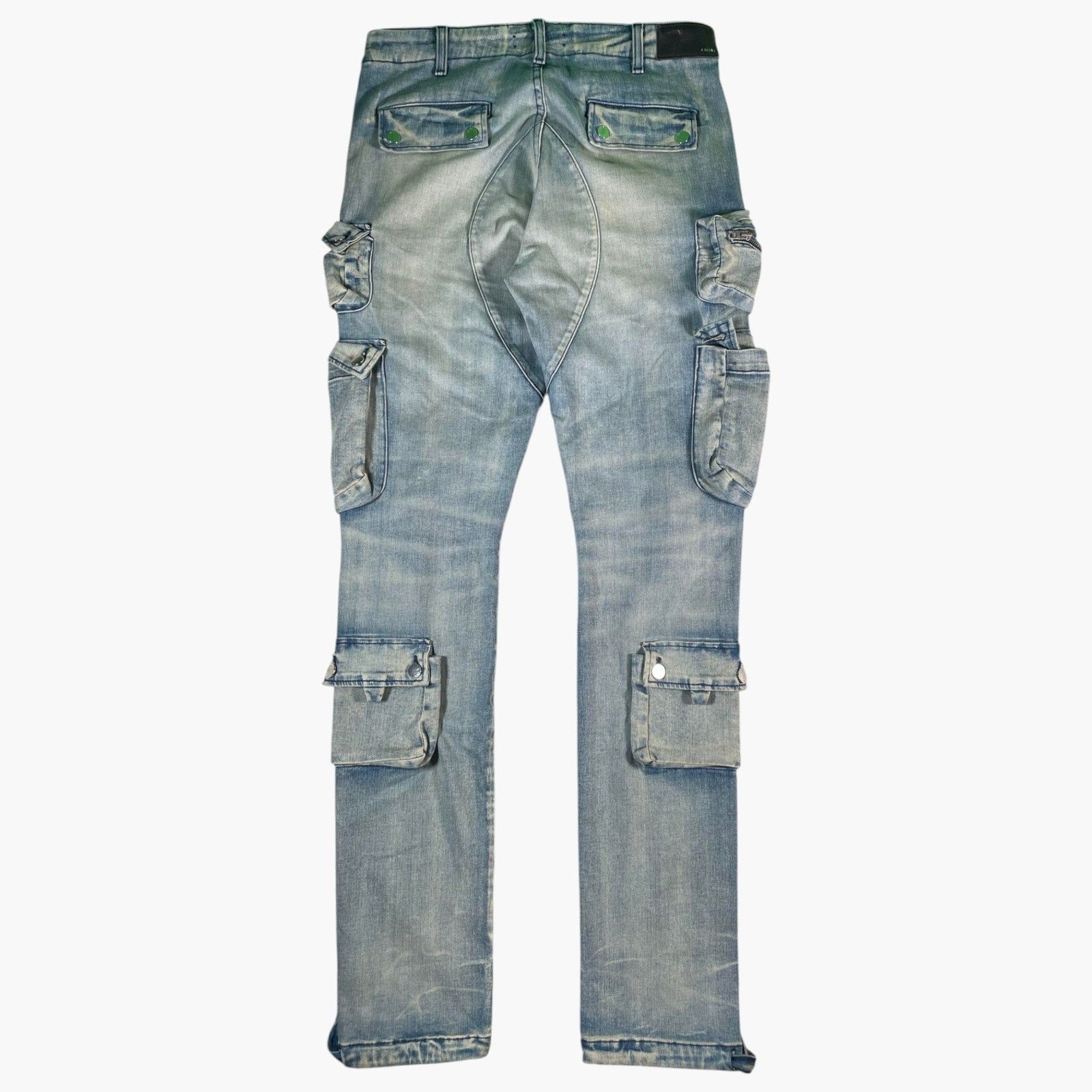 Amiri Amiri Cargo Light Wash Jeans Size US 32 / EU 48 - 2 Thumbnail