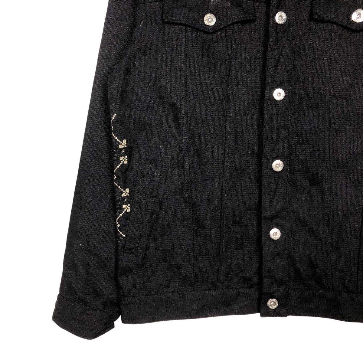 Hysteric Glamour 📌Cropped Biker Jacket Gladiate Black & Gold Design Cargo Size US M / EU 48-50 / 2 - 4 Thumbnail