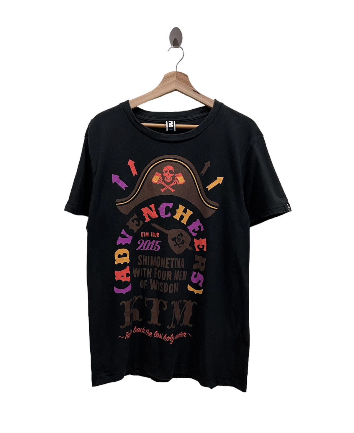 image of Band Tees x Rock Band Ktm Japan Band Shirt in Black, Men's (Size Large)