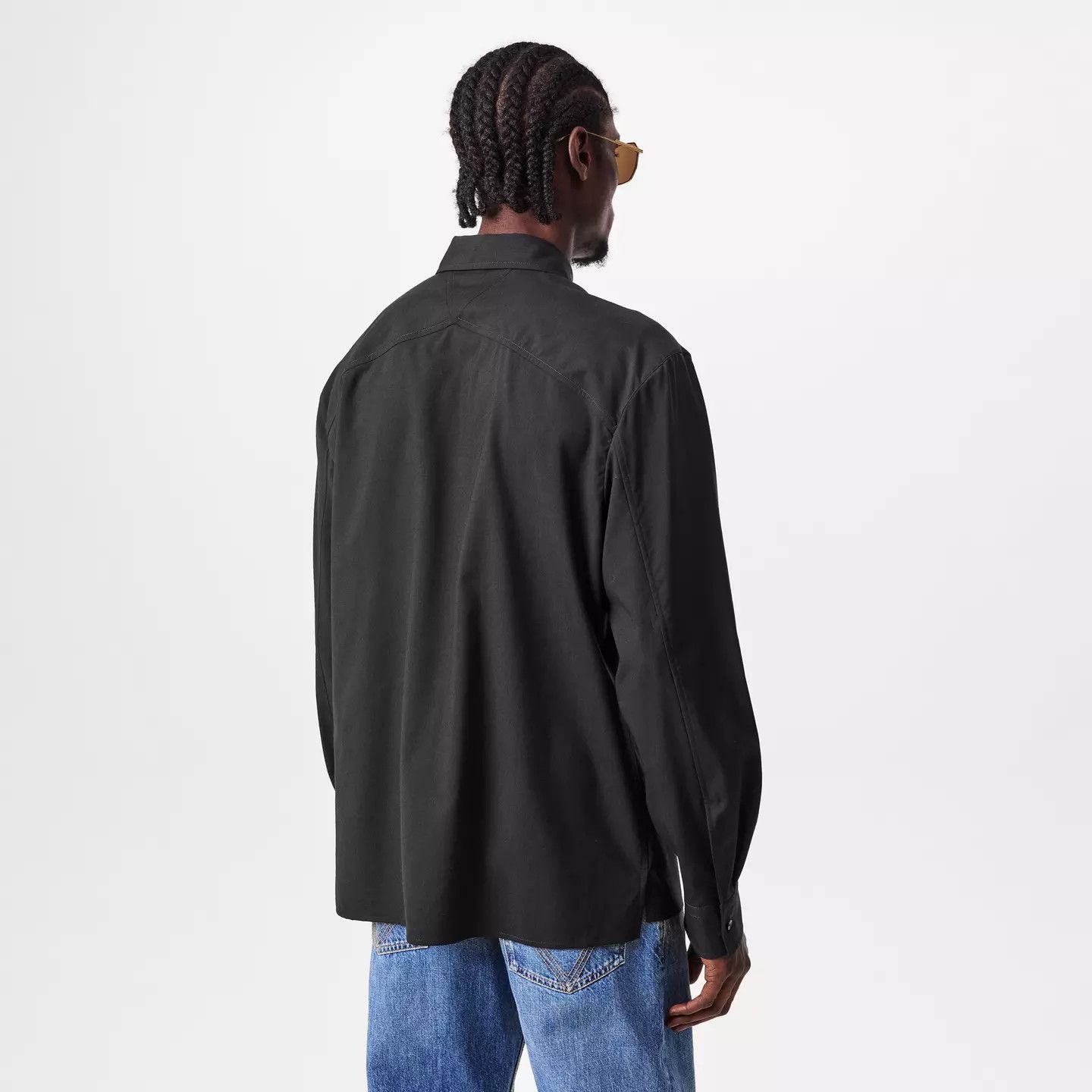 Bottega Veneta o1g2r1mq0426 Long Sleeve Shirt in Black Size US M / EU 48-50 / 2 - 4 Thumbnail