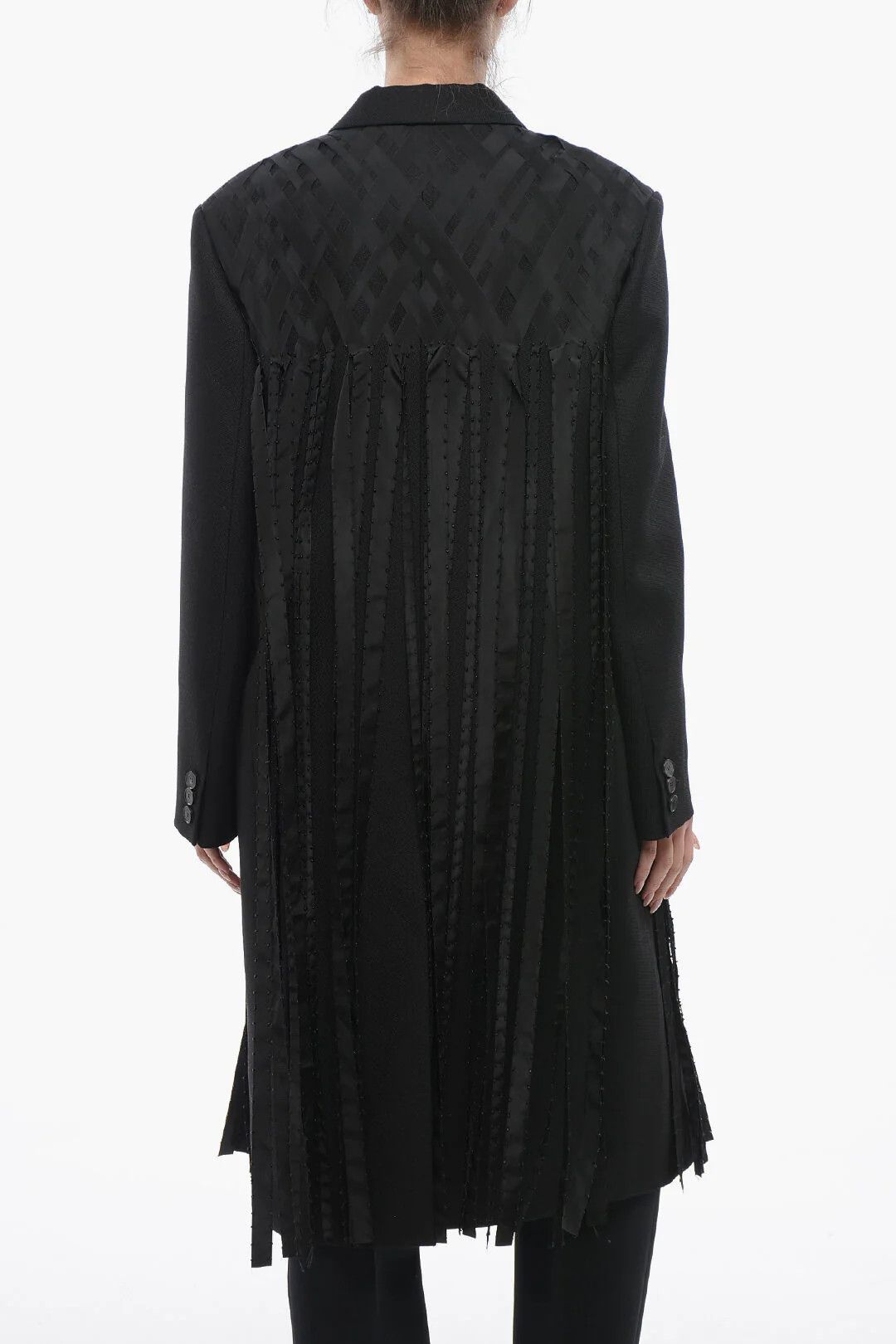 Dior o1mm0326 Wool-Blend Coat in Black Size M / US 6-8 / IT 42-44 - 2 Thumbnail