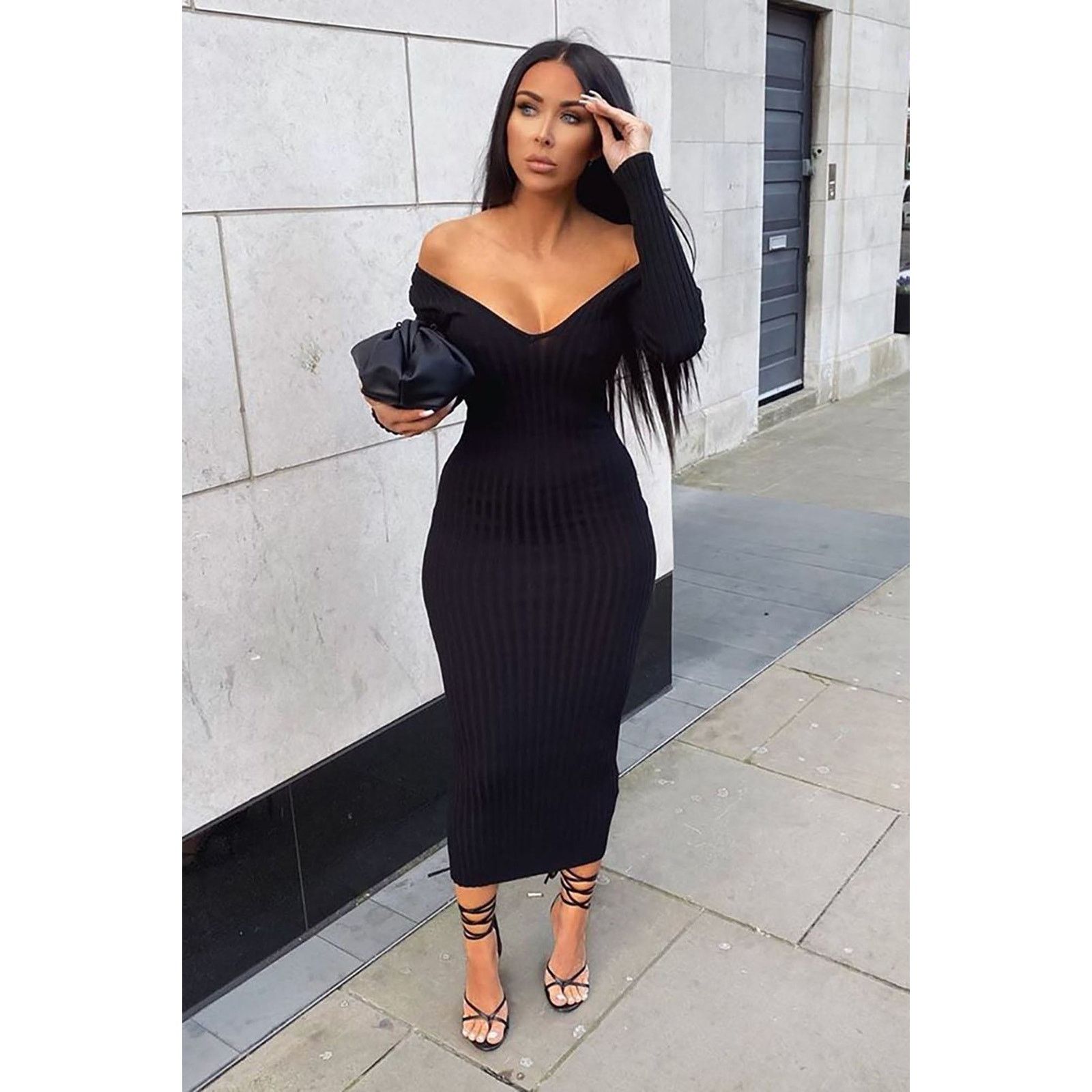 Other Kallan Knit Dress - Black - Size M Size M / US 6-8 / IT 42-44 - 1 Thumbnail